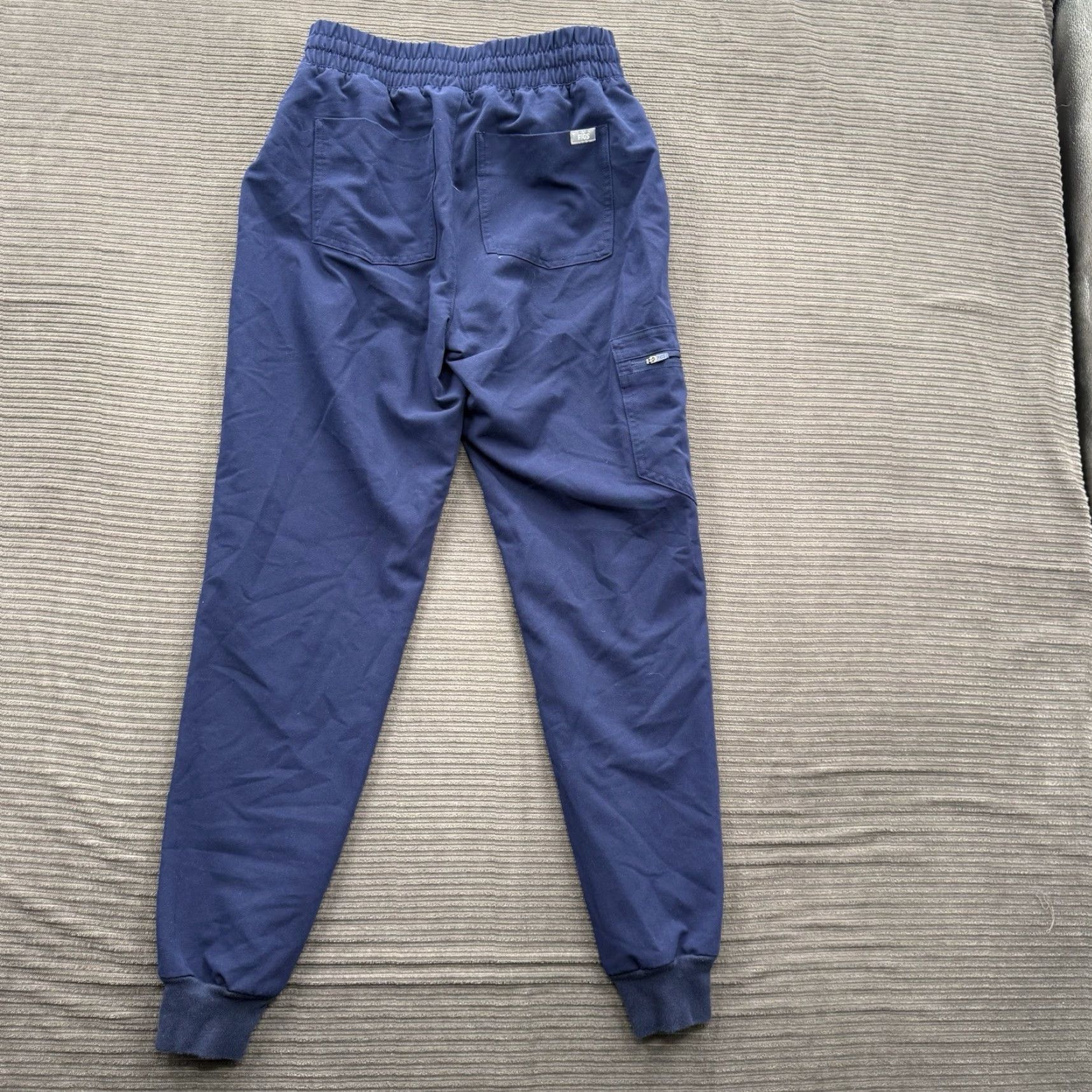 Vintage FIGS Scrub Pants Women XS Polyester Nursing Hospital Medical Comfort Blue Solid - Women's XS Scrub Pants Size 26" / US 2 / IT 38 - 2 Thumbnail