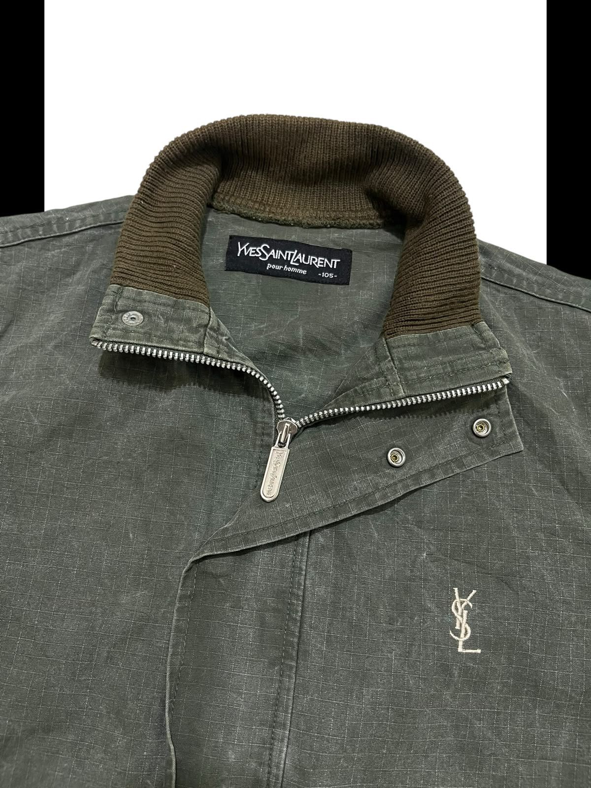 Yves Saint Laurent Yves Saint Laurent Pour Homme Canvas Jacket Size US M / EU 48-50 / 2 - 5 Thumbnail