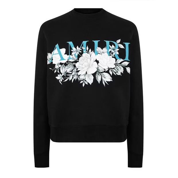 image of Amiri O1G2R1Mq0324 Sweatshirt In Black, Men's (Size Medium)