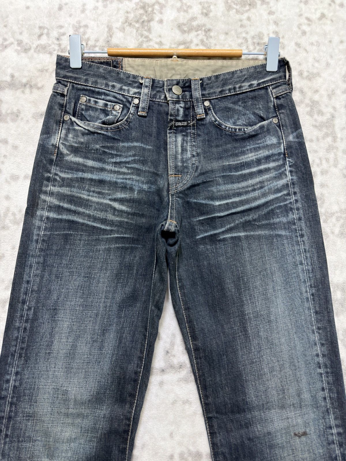 Marithe + Francois Girbaud Vintage Marithé François Girbaud Whiskered Denim Jeans Size US 26 / EU 42 - 3 Thumbnail