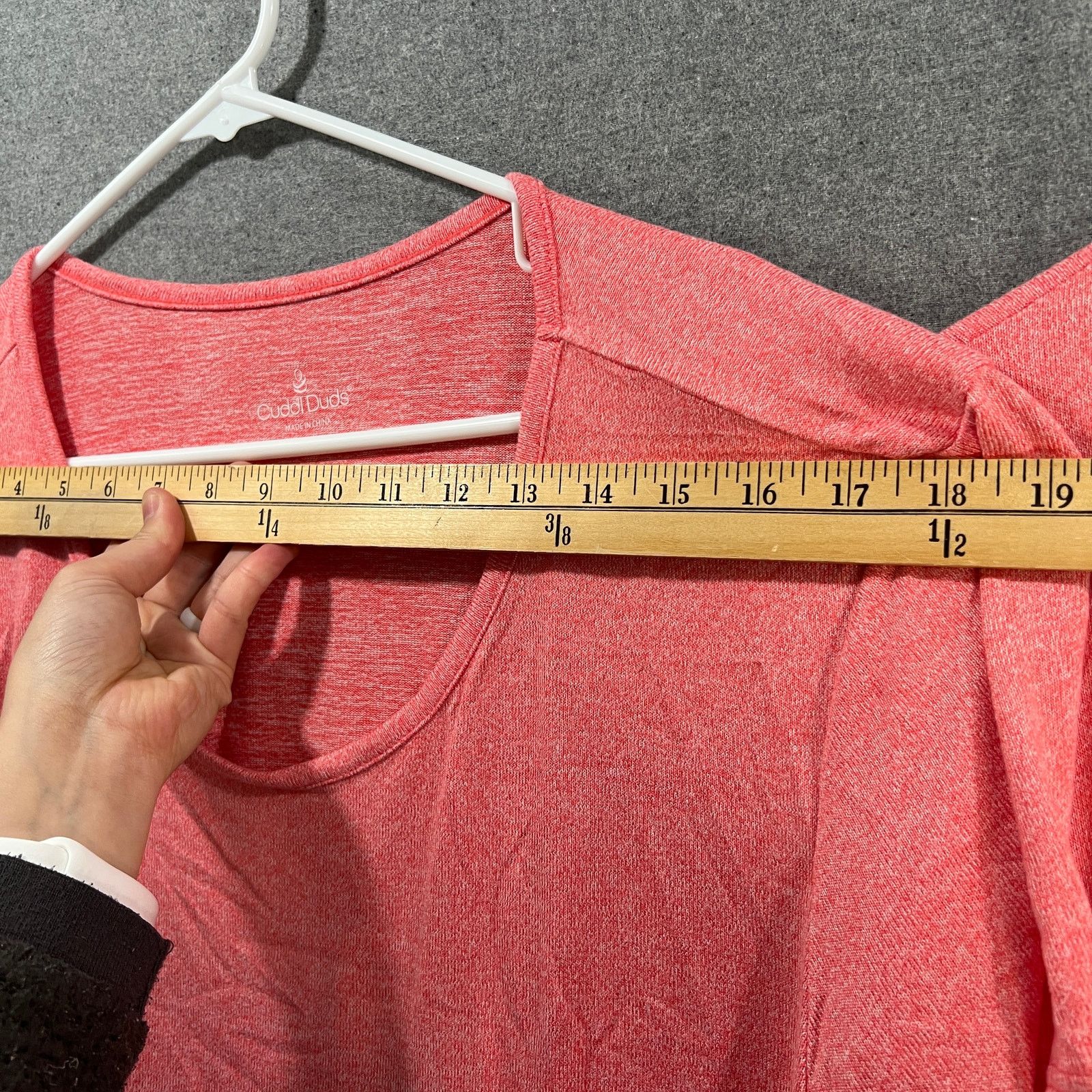 Other Cuddl Duds Seriously Soft 2-Piece Tee & Wrap Set Coral Size 3XL / US 20-22 - 6 Thumbnail