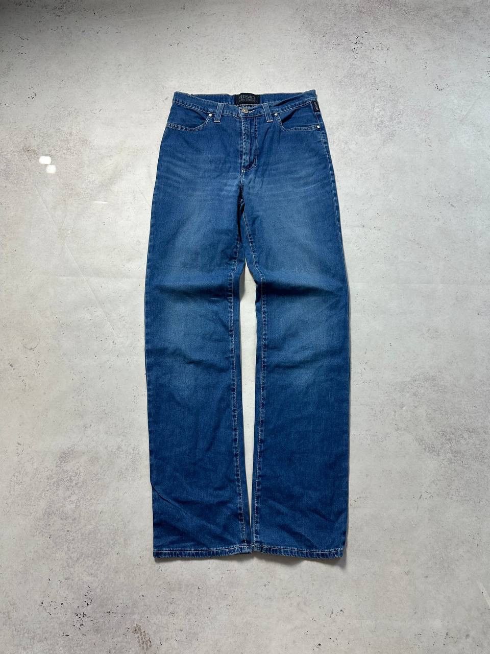 Versace × Vintage Vintage Versace Medusa Baggy Pants 29 Size US 29 - 2 Thumbnail