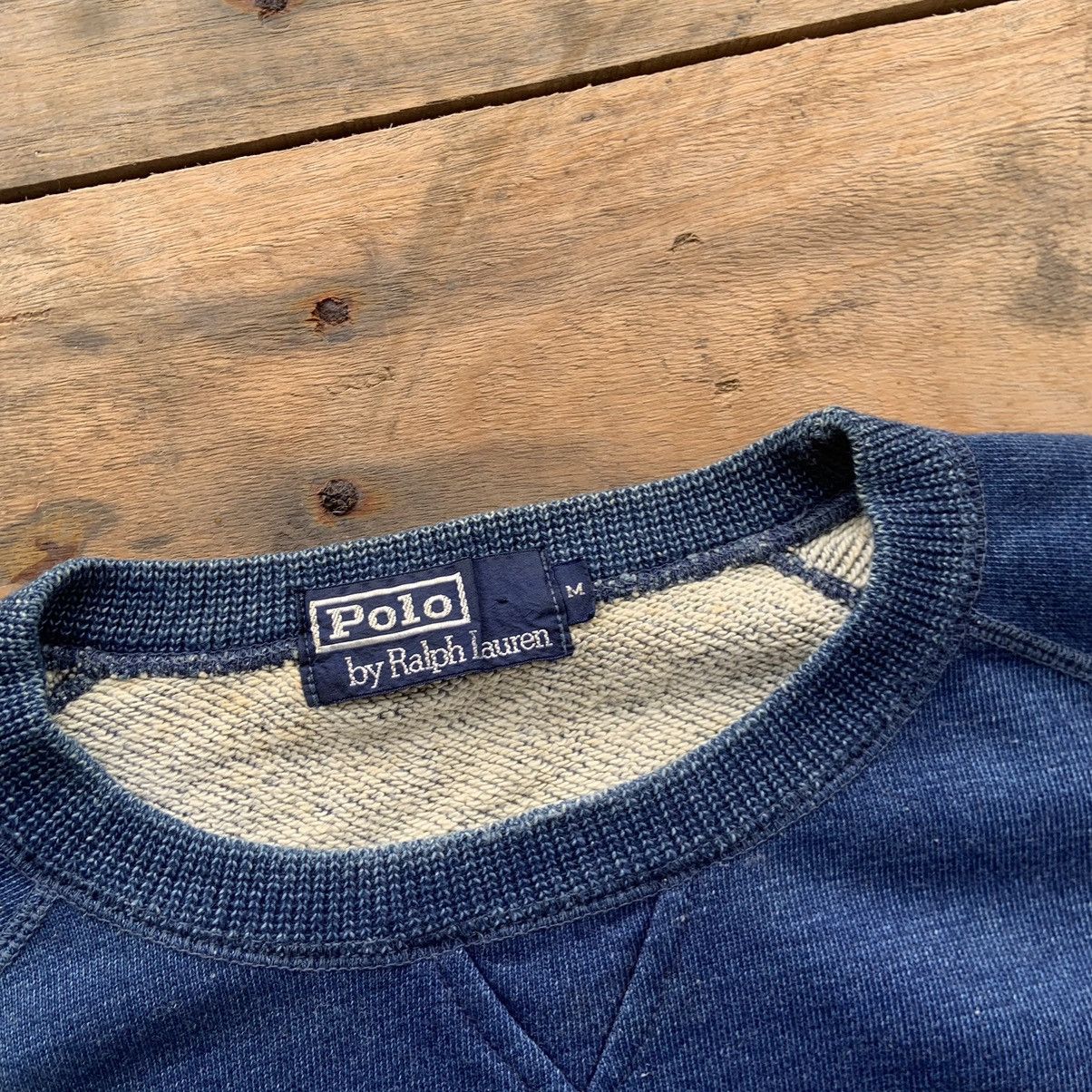 Polo Ralph Lauren Vintage Polo Ralph Lauren Sweatshirt Blue Indigo Size US S / EU 44-46 / 1 - 4 Thumbnail