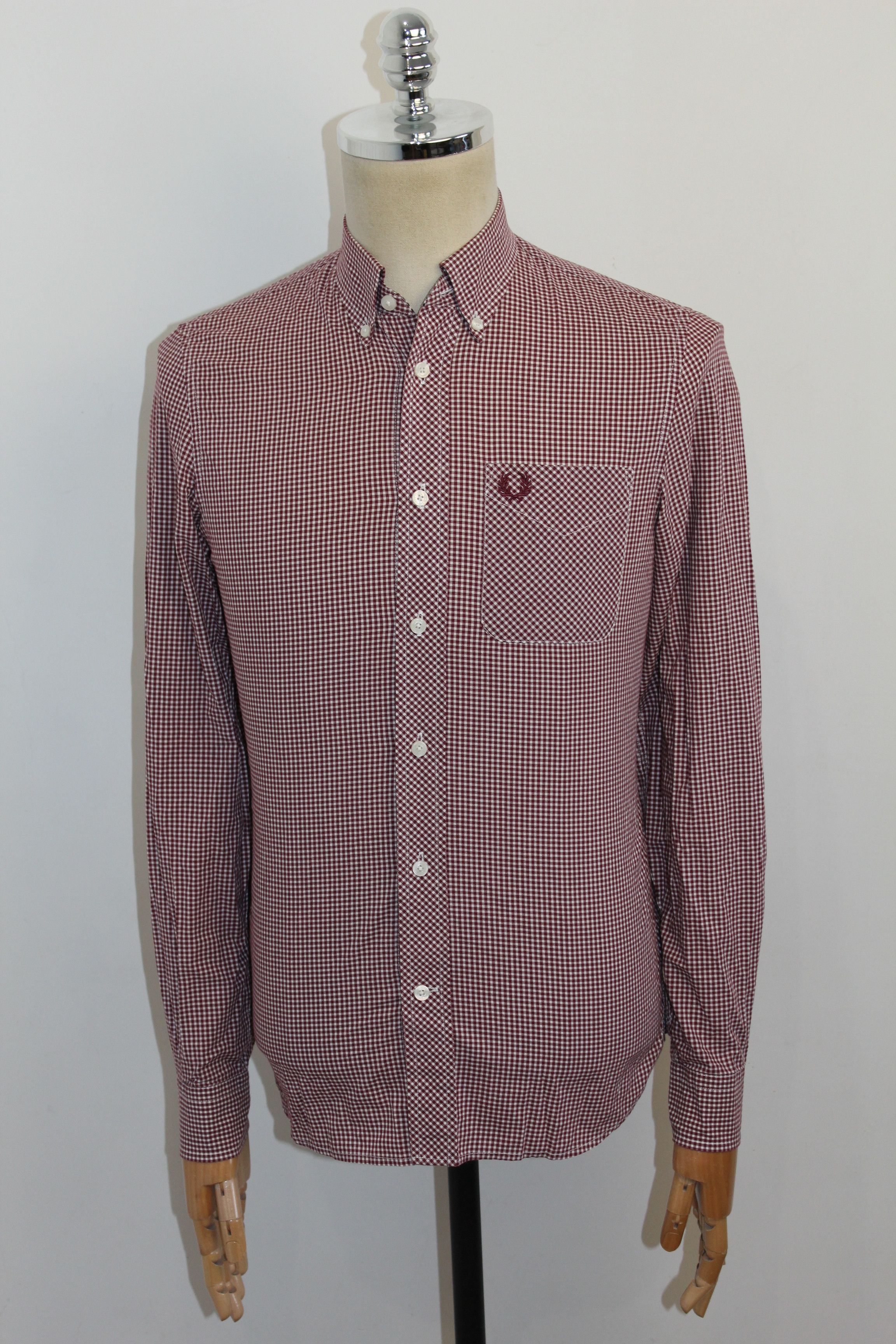 Fred Perry Fred Perry Long Sleeve Check Shirt Size US S / EU 44-46 / 1 - 2 Thumbnail