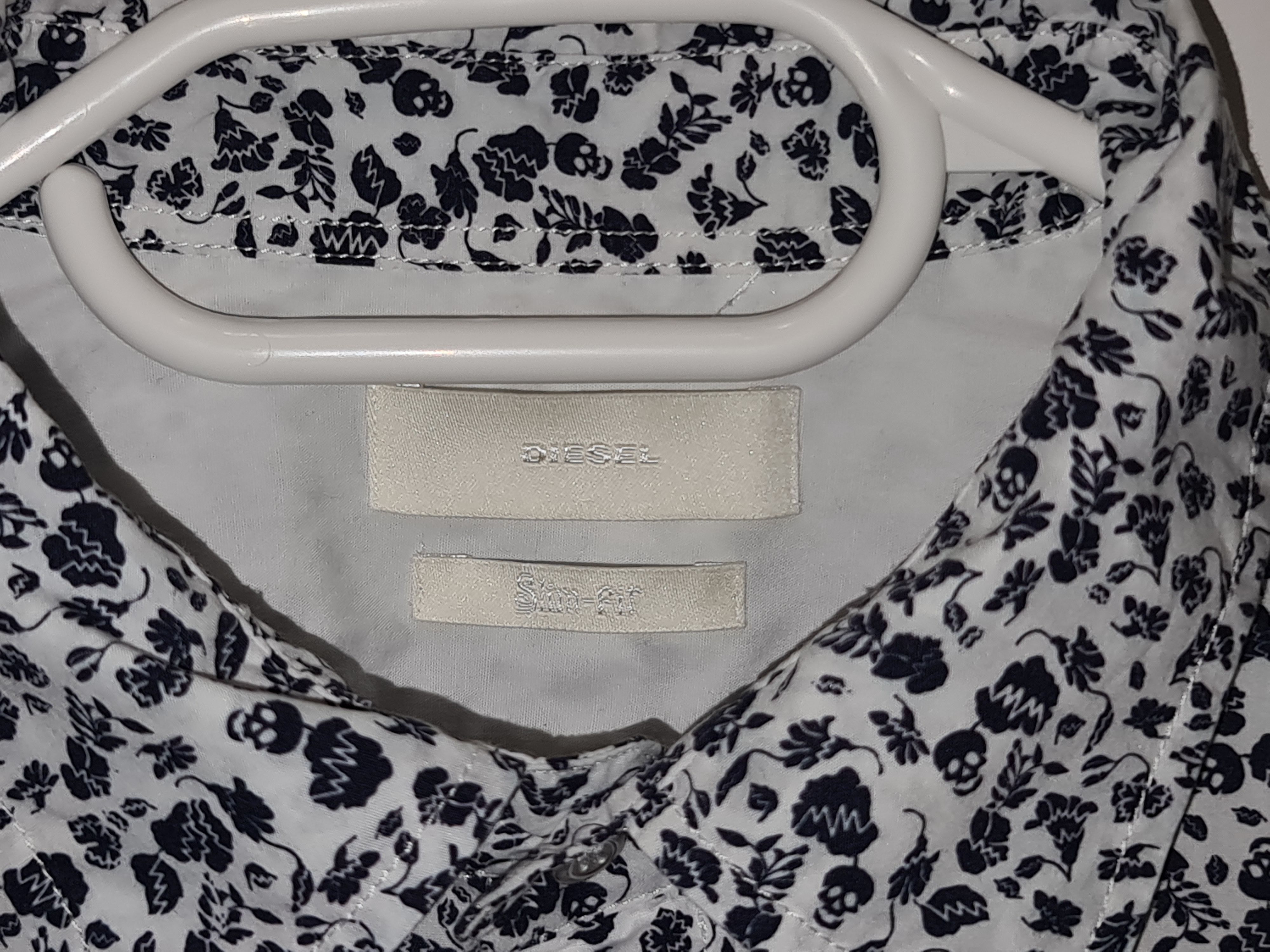 Diesel DIESEL floral skull shirt Size US L / EU 52-54 / 3 - 4 Thumbnail