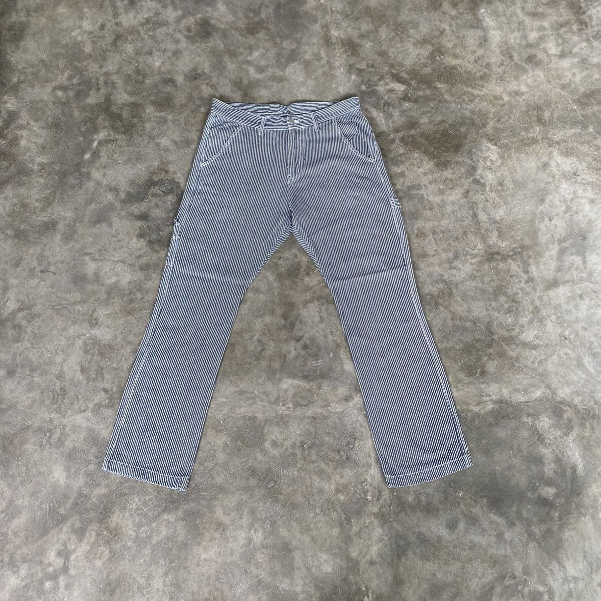 Issey Miyake 2000s Hickory Carpenter Pants Size US 33 - 1 Thumbnail