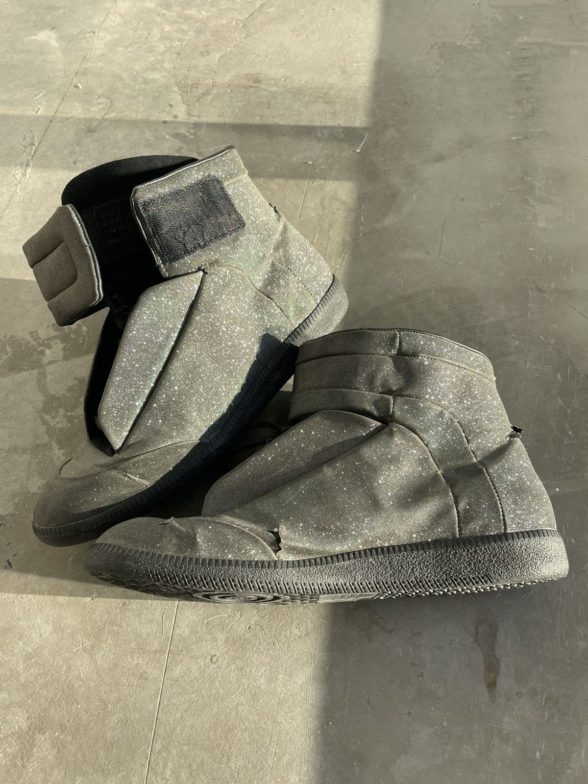 Maison Margiela Glitter Sneakers | Grailed