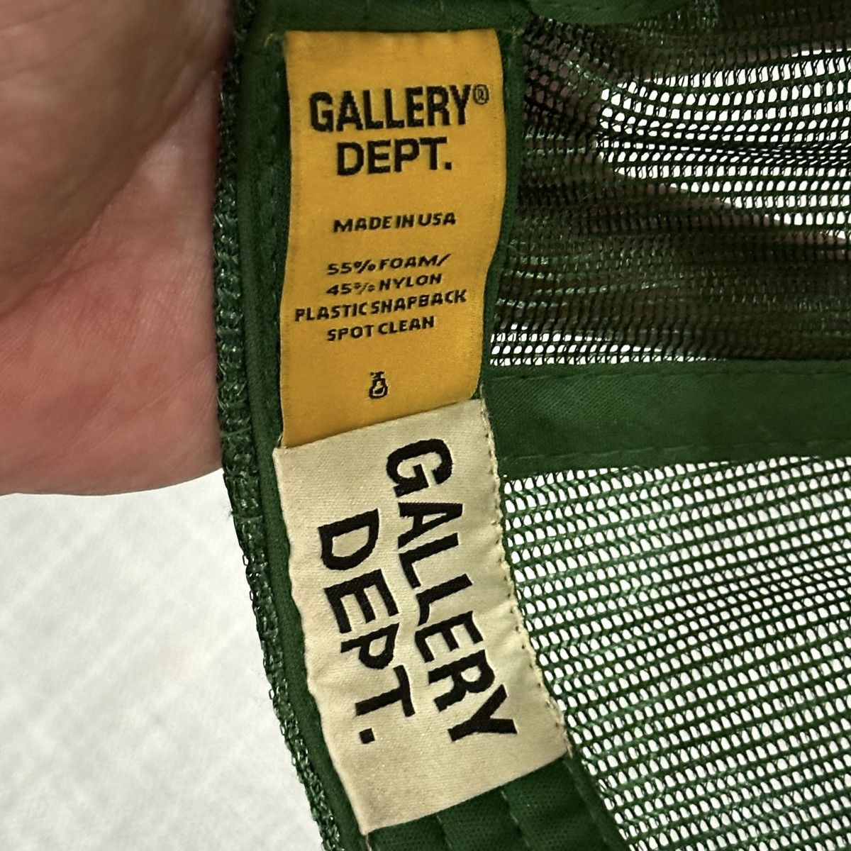 Gallery Dept. Gallery Dept. Trucker Hat Kelly Green Size ONE SIZE - 2 Thumbnail