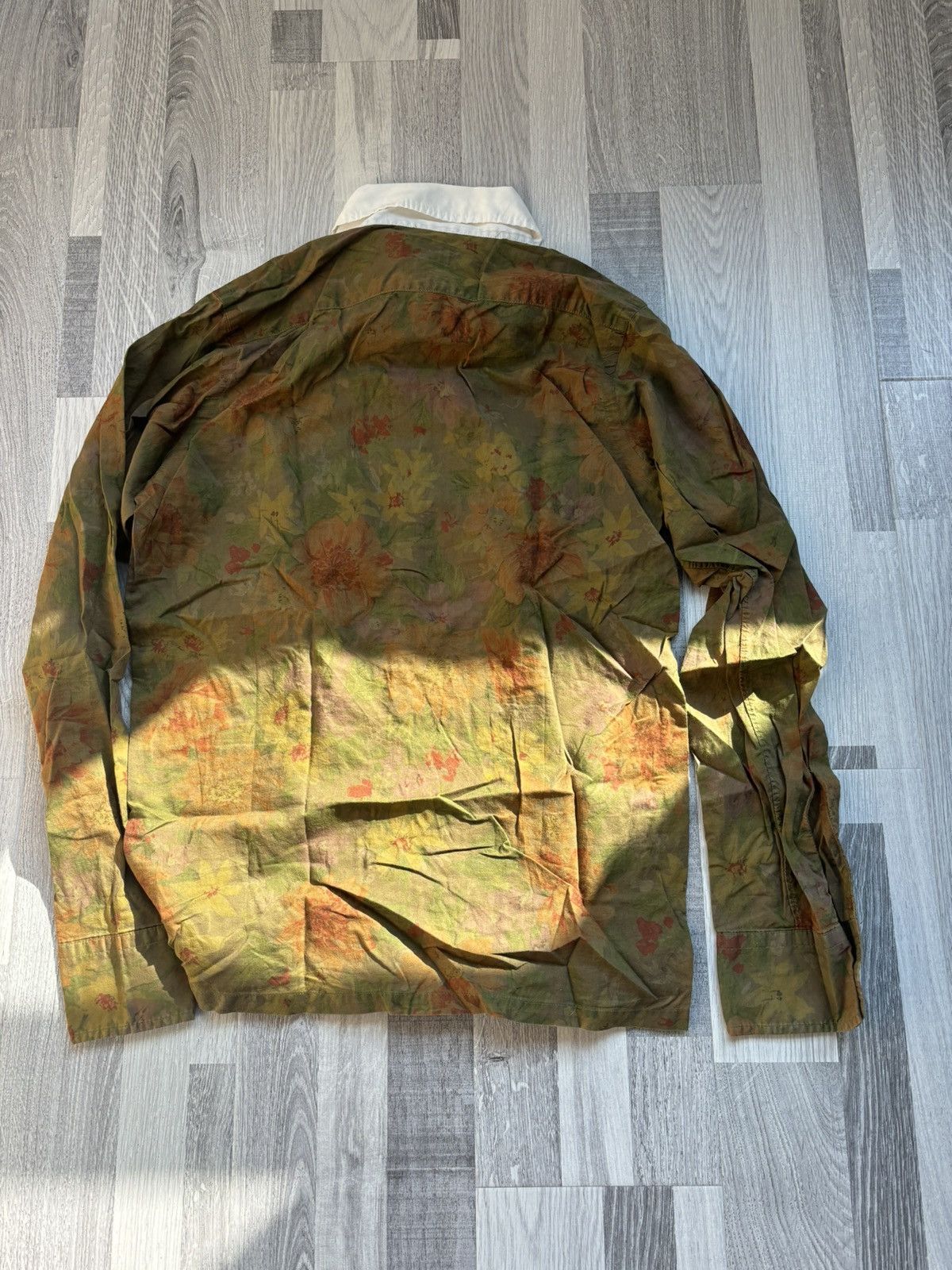 Needles Needles Floral Print Green Button Up Down Shirt Size US S / EU 44-46 / 1 - 2 Thumbnail