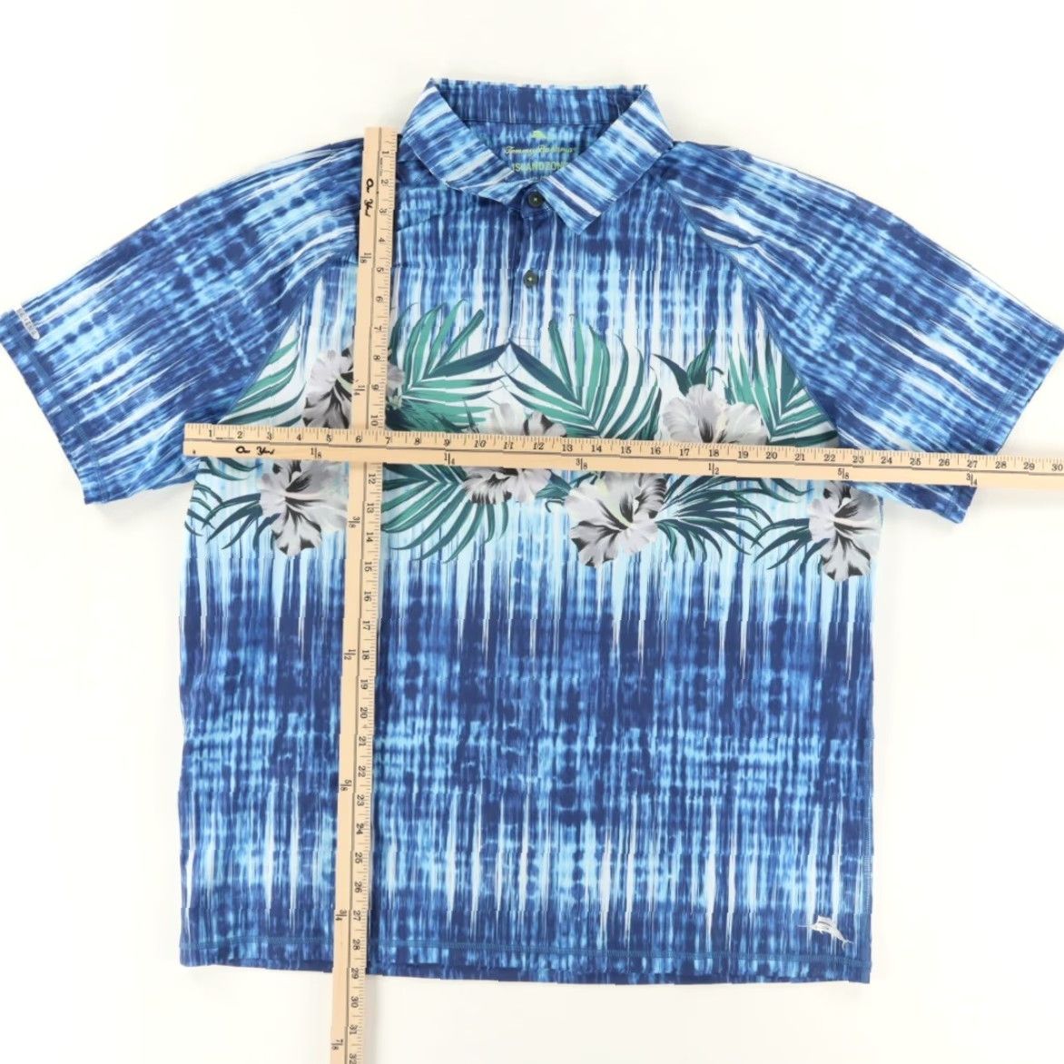 Tommy Bahama Tommy Bahama Islandzone Polo Shirt Blue XL Men’s Tie-Dye Polo Shirt Size US XL / EU 56 / 4 - 3 Thumbnail