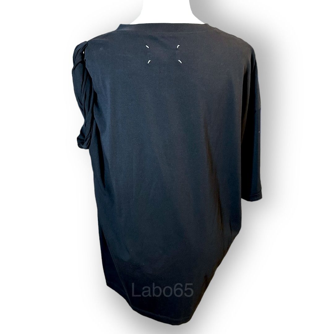Maison Margiela MAISON MARGIELA » Avant-Garde Draped Asymmetrical Top Size L / US 10 / IT 46 - 6 Thumbnail