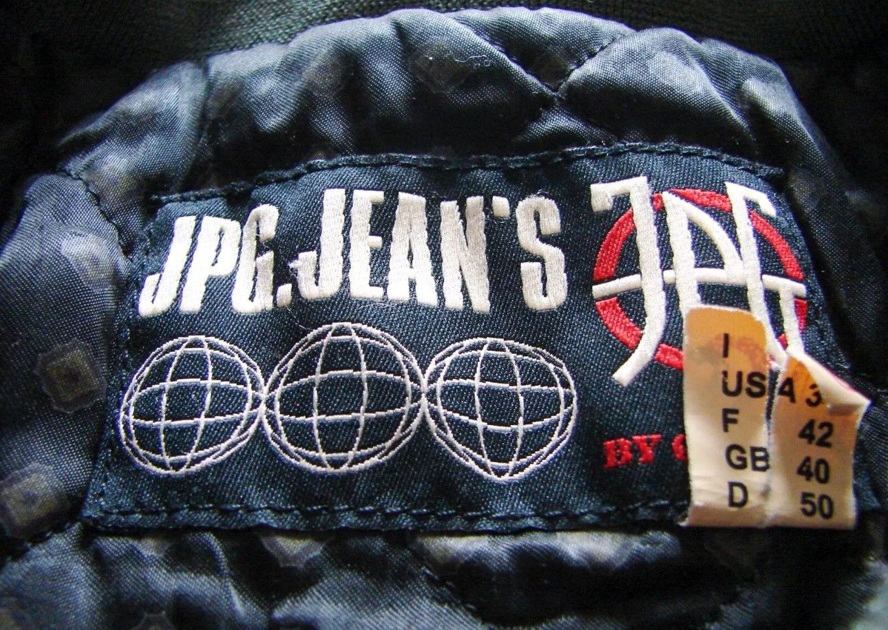 Jean Paul Gaultier Vintage Jean Paul Gaultier Black Satin Emboss Bomber Jacket Size US L / EU 52-54 / 3 - 3 Thumbnail