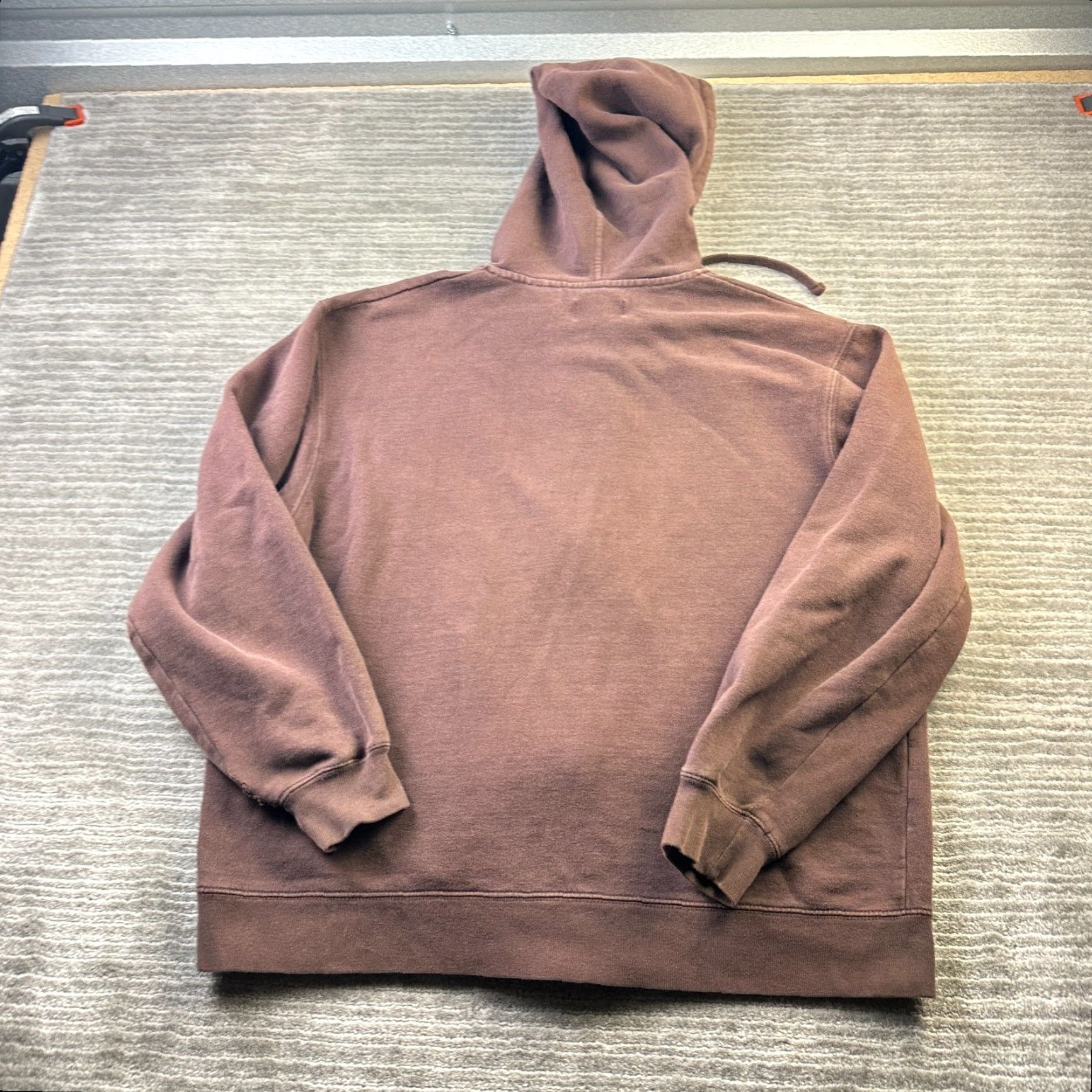 Vintage VINTAGE No Boundaries Hoodie Mens Large Brown Grunge Y2K Full Zip Hooded Logo Pockets Zip Size US L / EU 52-54 / 3 - 3 Thumbnail