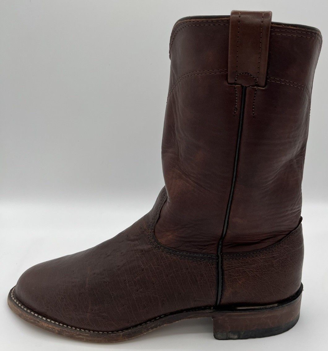 Larry Mahan Larry Mahan Cowboy Boots Brown Bullhide Leather Size 8.5 XE Size US 8.5 / EU 41-42 - 5 Thumbnail