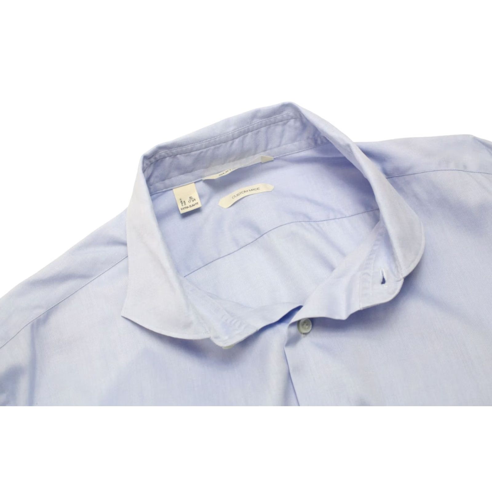 Suitsupply Suitsupply Extra Slim Fit Shirt Men's Button Up Blue 45 / 17 3/4 Size US XXL / EU 58 / 5 - 4 Thumbnail