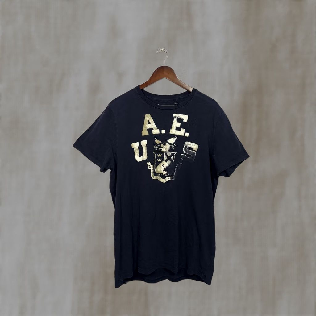American Eagle Outfitters VINTAGE American Eagle Outfitters T-Shirt Graphic Print Crew Neck XL Black Mens Size US XL / EU 56 / 4 - 1 Thumbnail