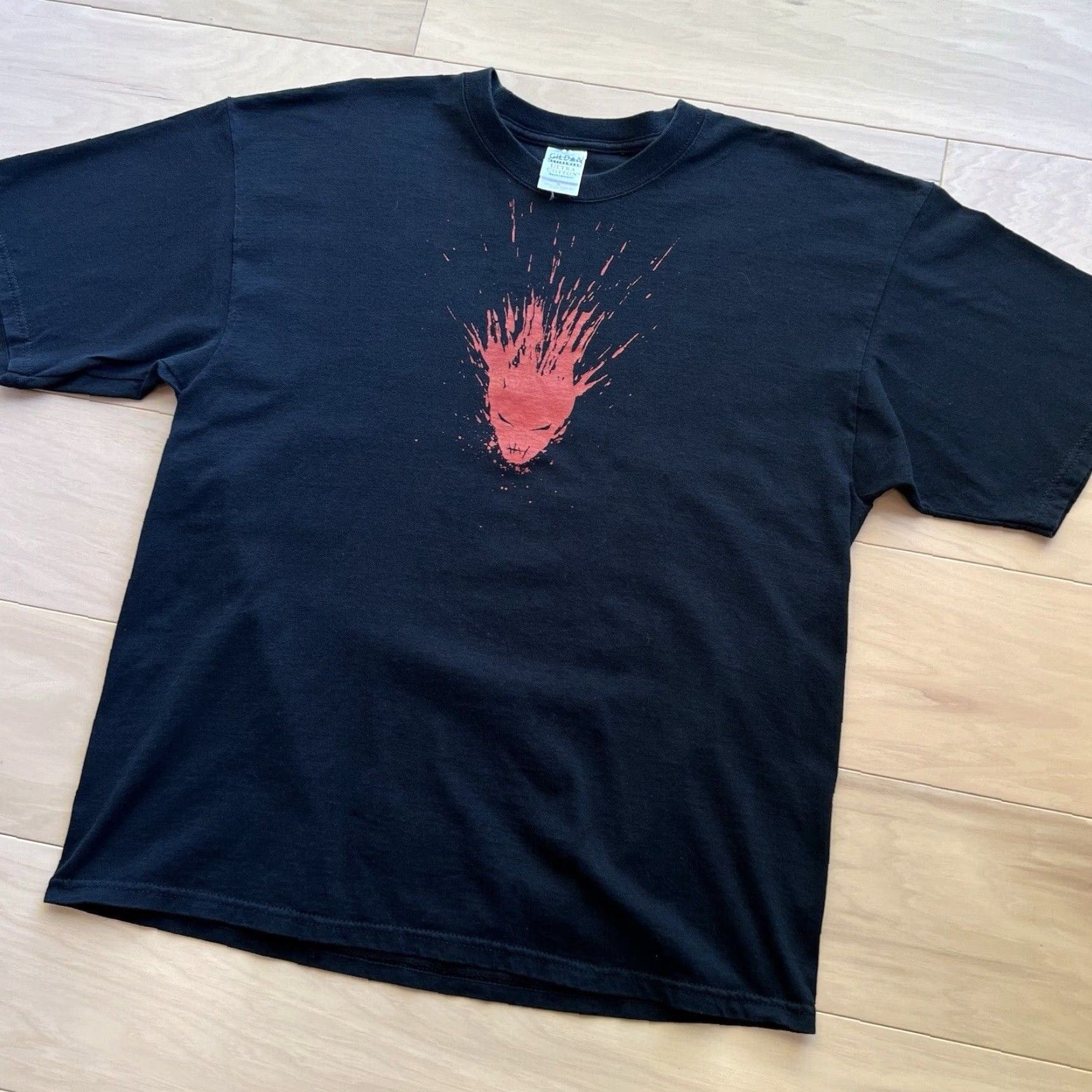 VINTAGE Spawn Shirt XL Black 90s Horror Comics Mcfarlane Toys Punk Art Mens