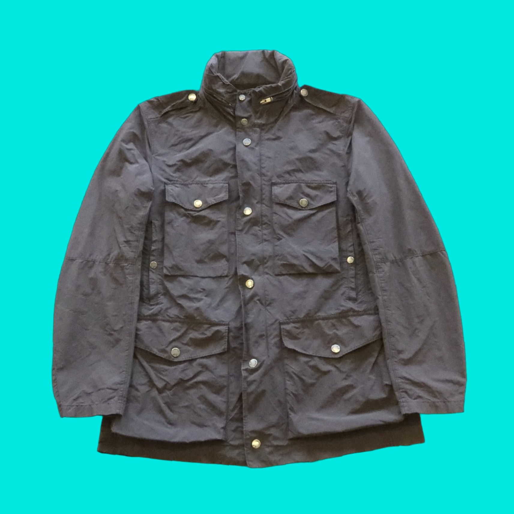 Vintage VINTAGE C.P. Company Jacket Mens Regular Size 50 Gray Military Jacket 50 Size US M / EU 48-50 / 2 - 1 Thumbnail