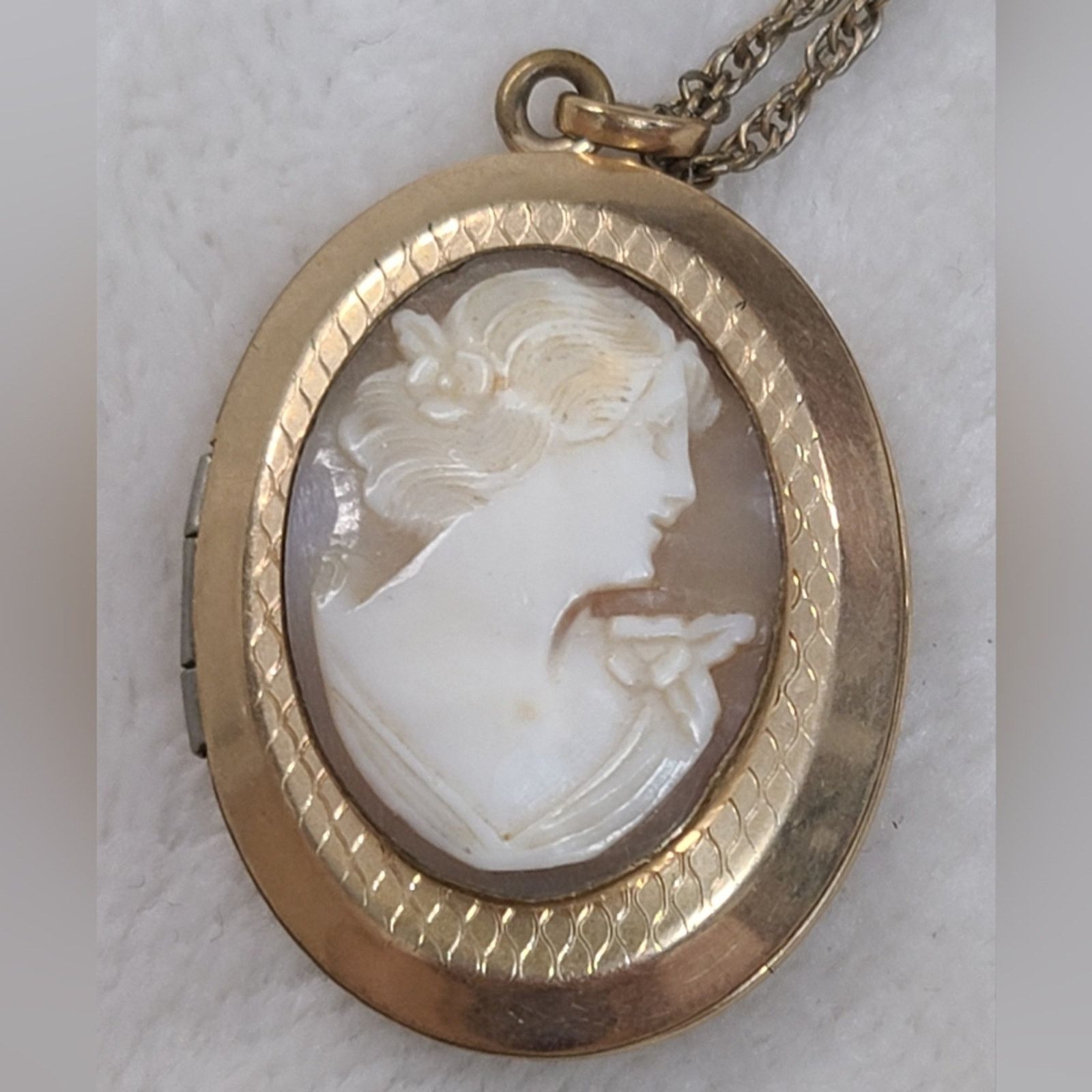 Other Antique Bates & Bacon Cameo Locket c.1915 Size ONE SIZE - 4 Thumbnail