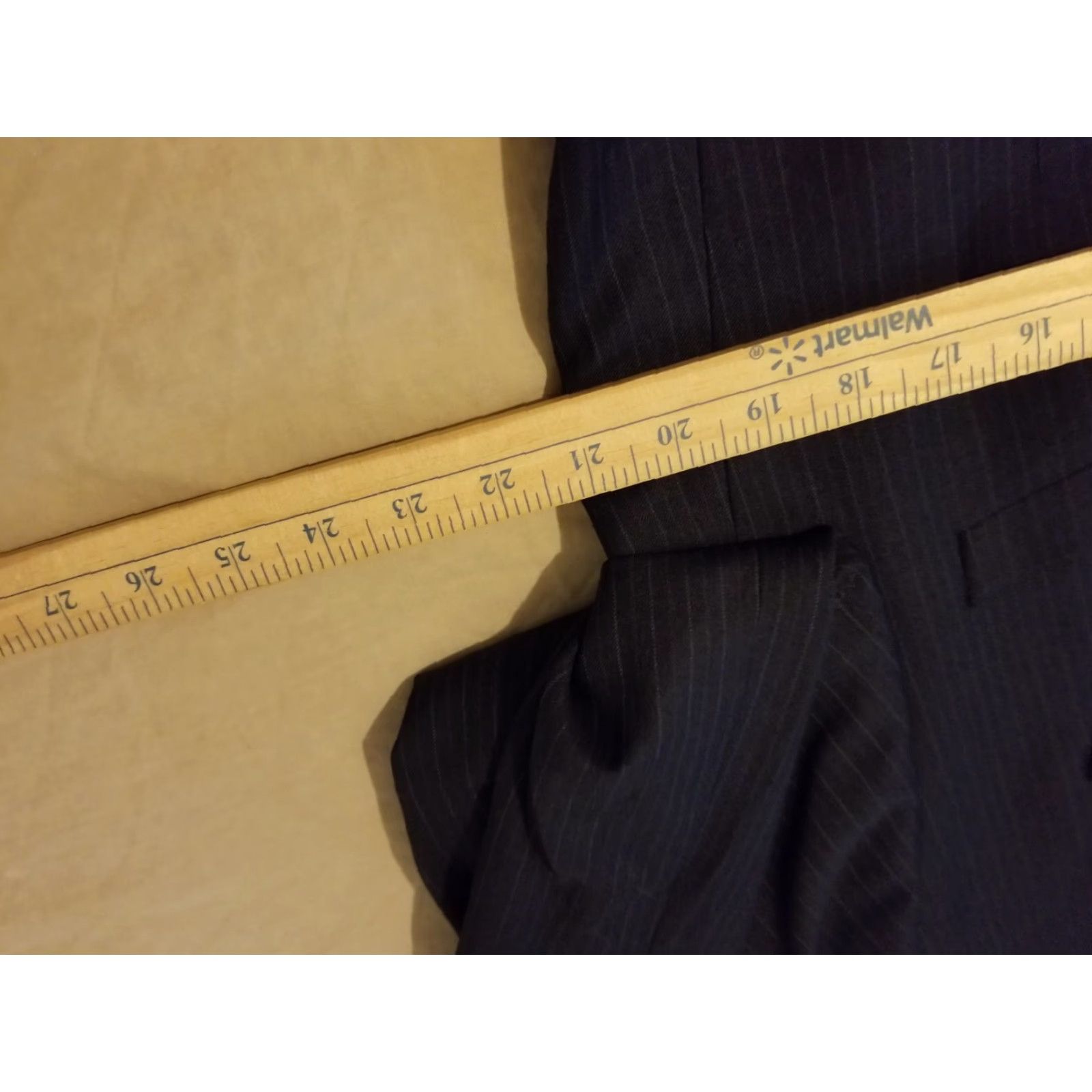 Banana Republic VINTAGE Mens Banana Republic Wool Sports Jacket 40S Navy Blue Blazer 3-in-1 Jacket Mens Blue Sports Size 40R - 3 Thumbnail