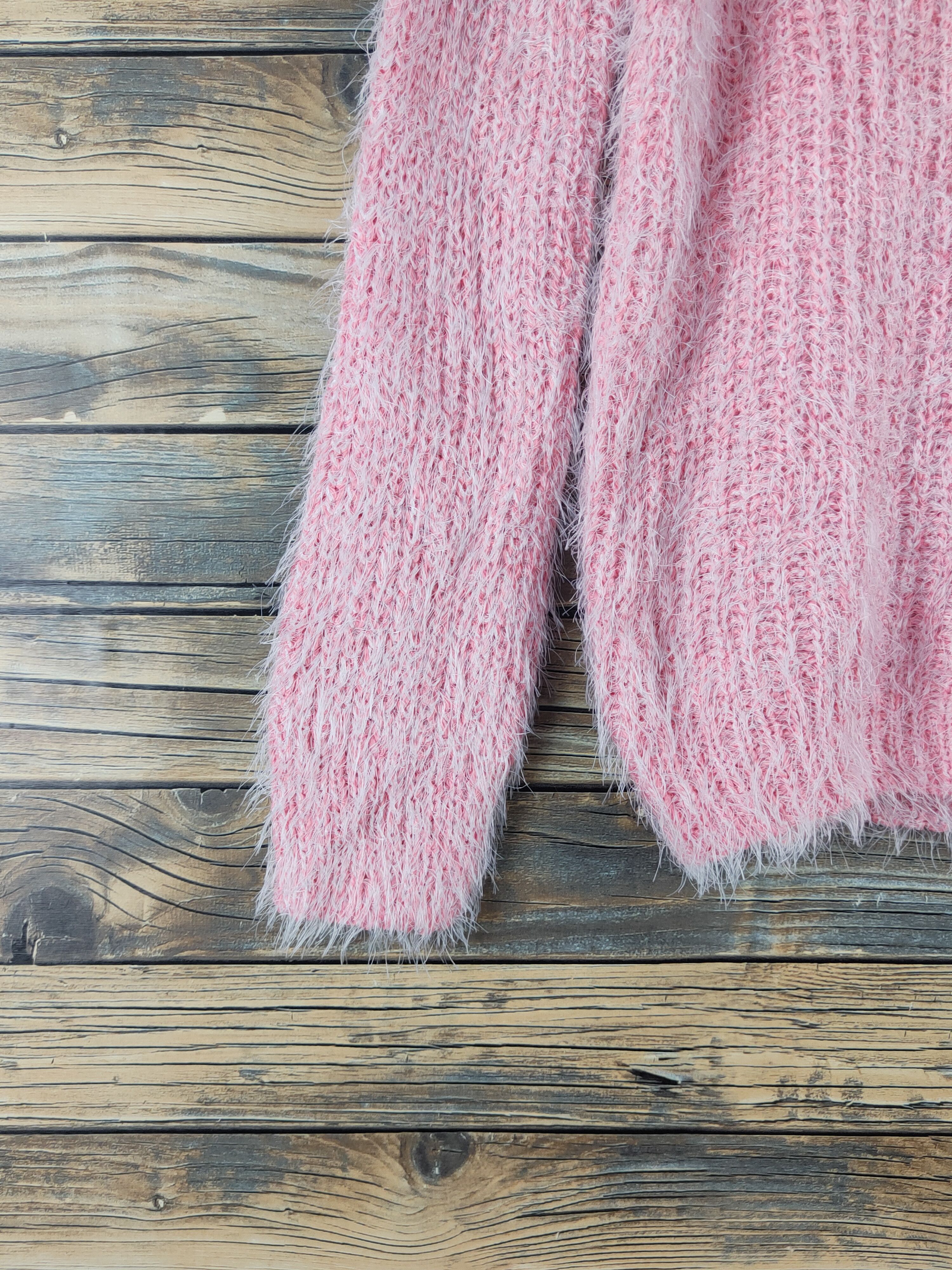 Japanese Brand × Vintage Japanese Brand Pink Shag Shaggy Fur Mohair Knitwear #W2126 Size M / US 6-8 / IT 42-44 - 4 Thumbnail