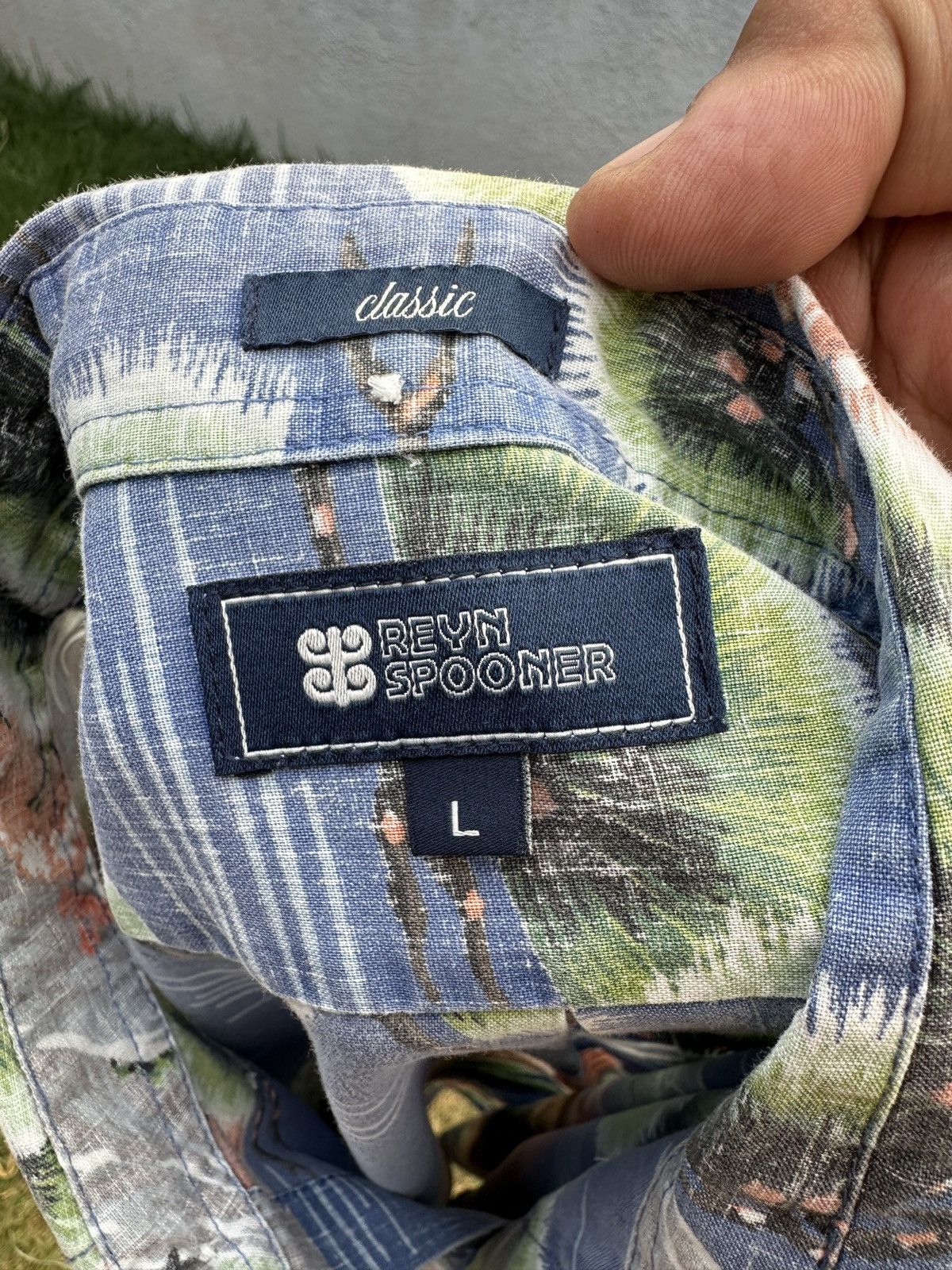 Reyn Spooner Reyn Spooner Classic Fit Multicolored Hawaiian Print Men's L Size US L / EU 52-54 / 3 - 4 Thumbnail