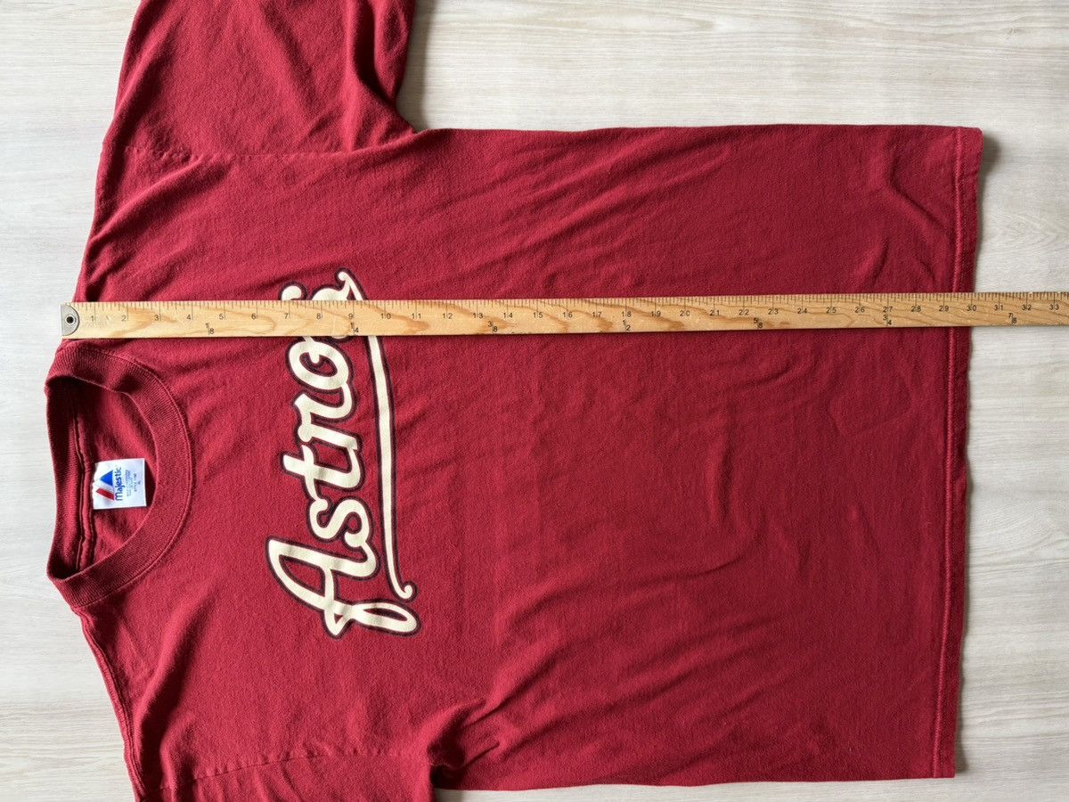 Vintage Vintage Houston Astros Tee Sz XL Brick Red Script Sz XL Size US XL / EU 56 / 4 - 4 Thumbnail