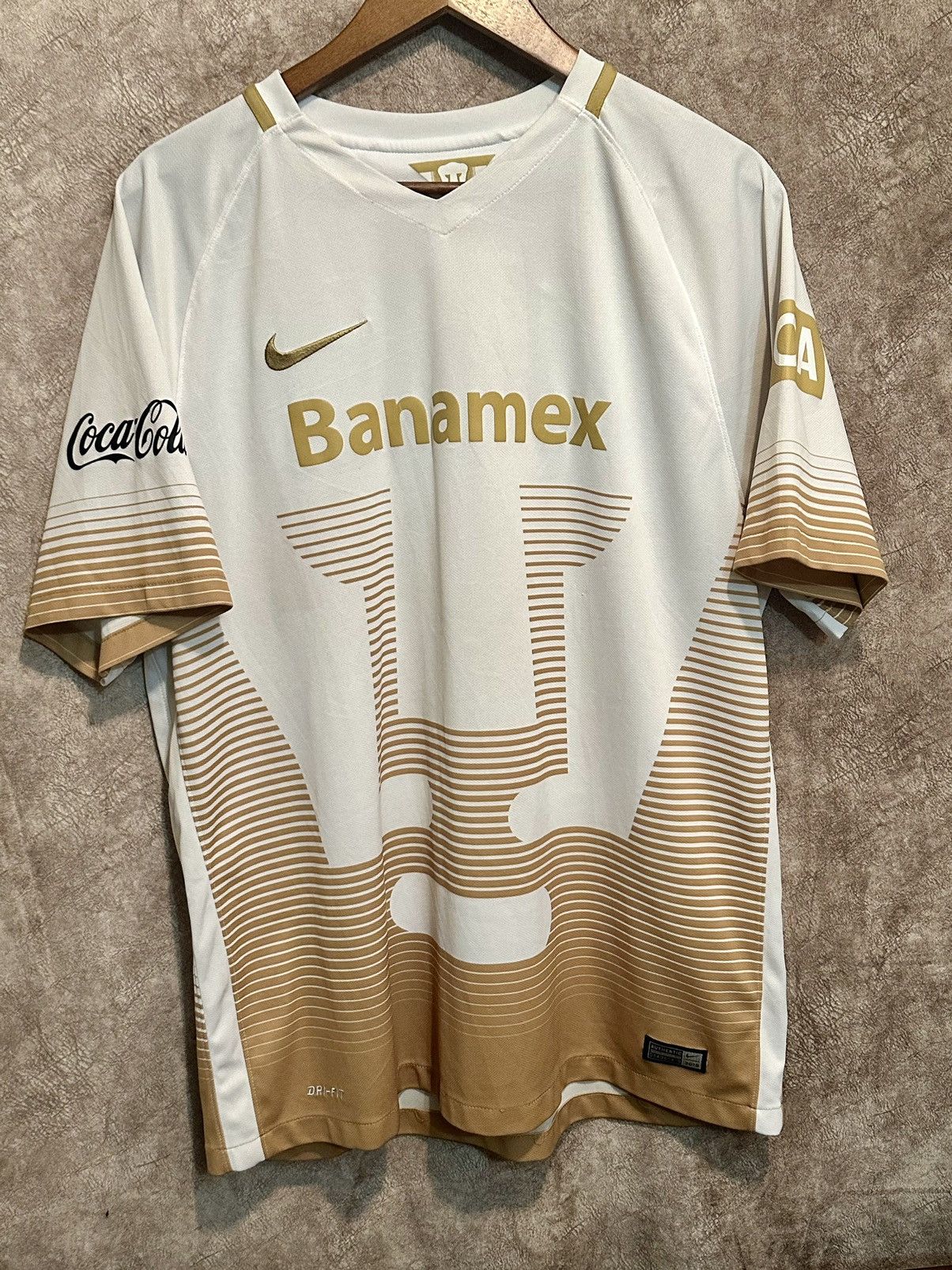 image of Mexicana x Puma Nike Pumas Soccer Jersey in White, Men's (Size XL)