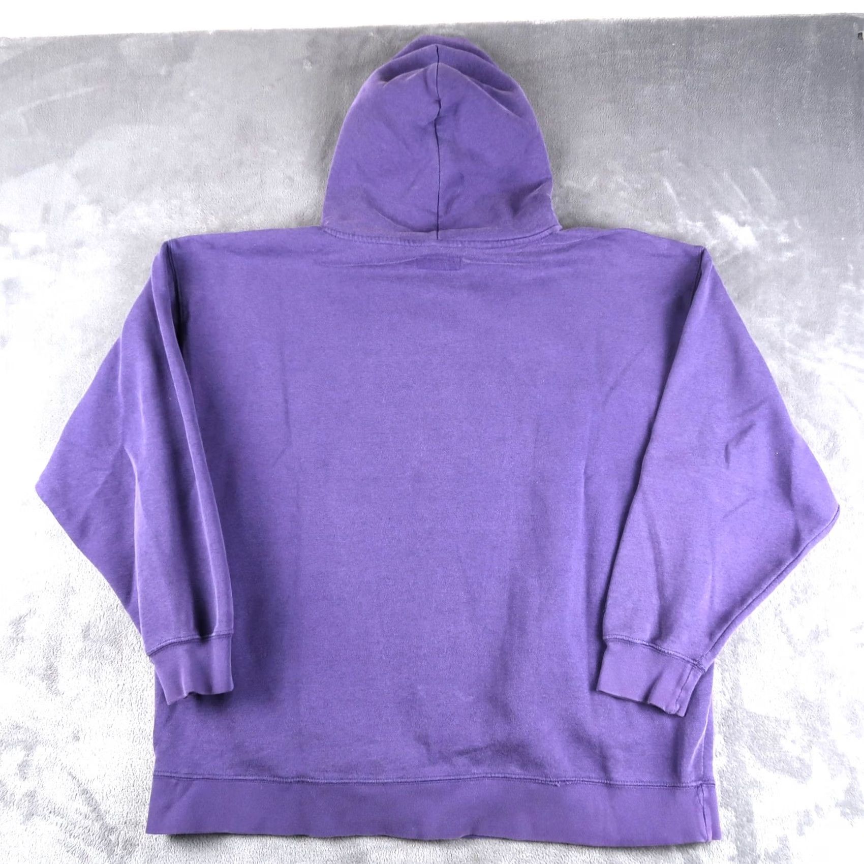 Jansport VINTAGE JanSport Sweatshirt Hoodie Shirt Mens 2XL Purple 90s Estrella Mountain College Graphic Print Hoodie Pullover Crew Neck Sweatshirt Size US XXL / EU 58 / 5 - 2 Thumbnail