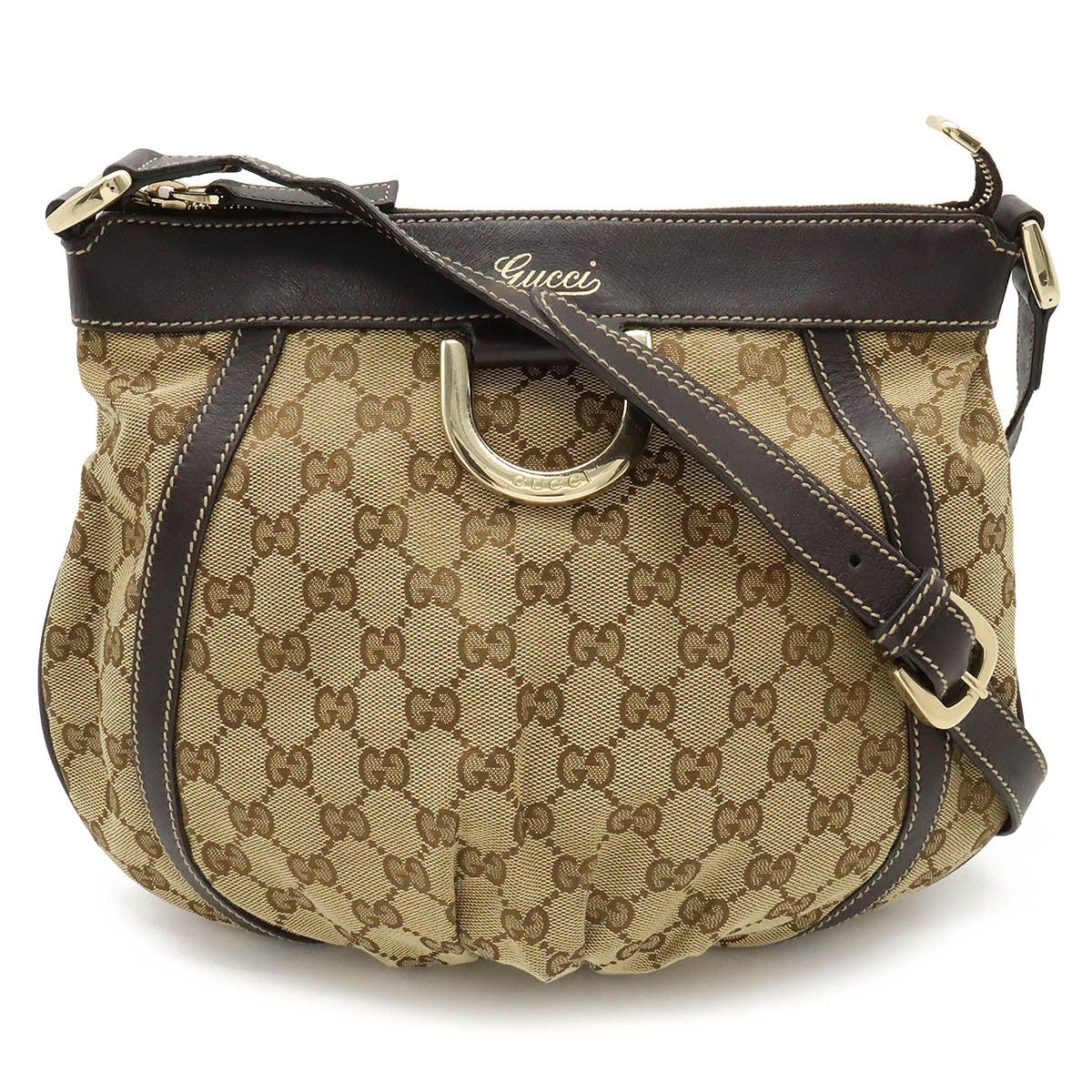 Gucci Gucci Gucci GG Canvas Abbey Shoulder Bag 203257 Canvas Crossbody Bag 203257 in Very Good Condition Size ONE SIZE - 1 Thumbnail