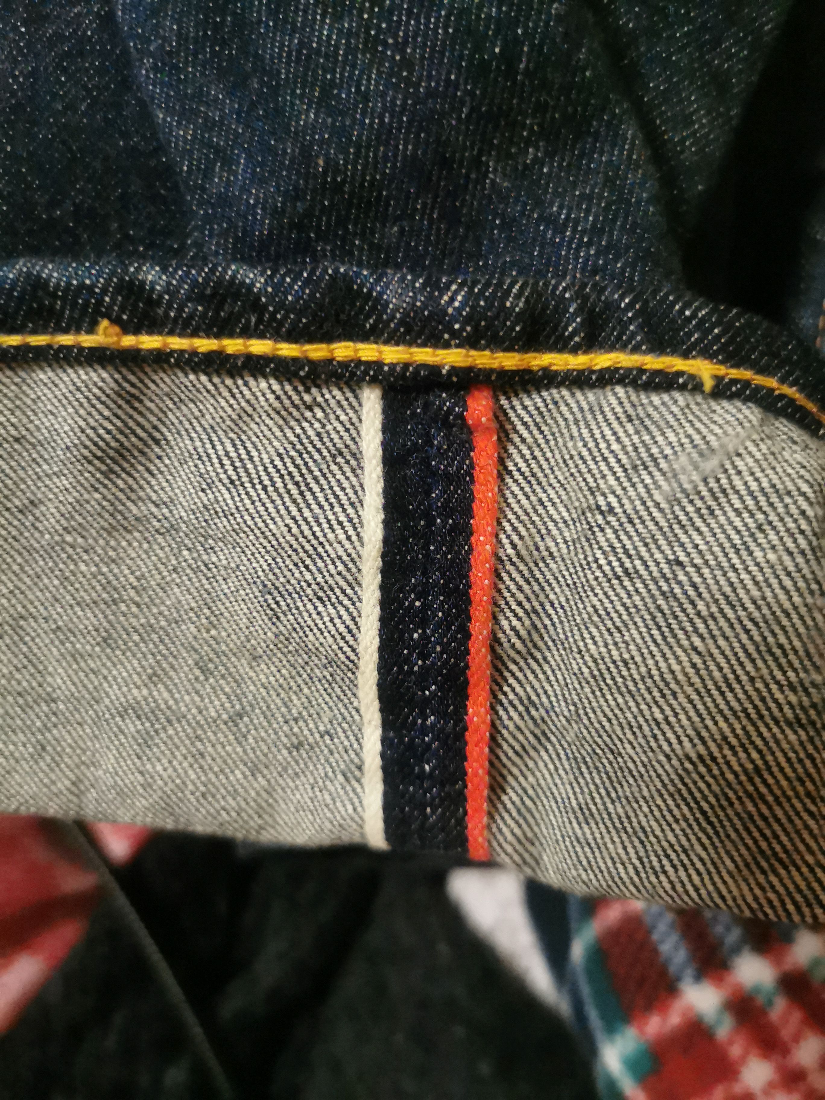 Evisu Evisu Men's Navy and Red Jeans Wait 27" Size US 27 - 8 Thumbnail