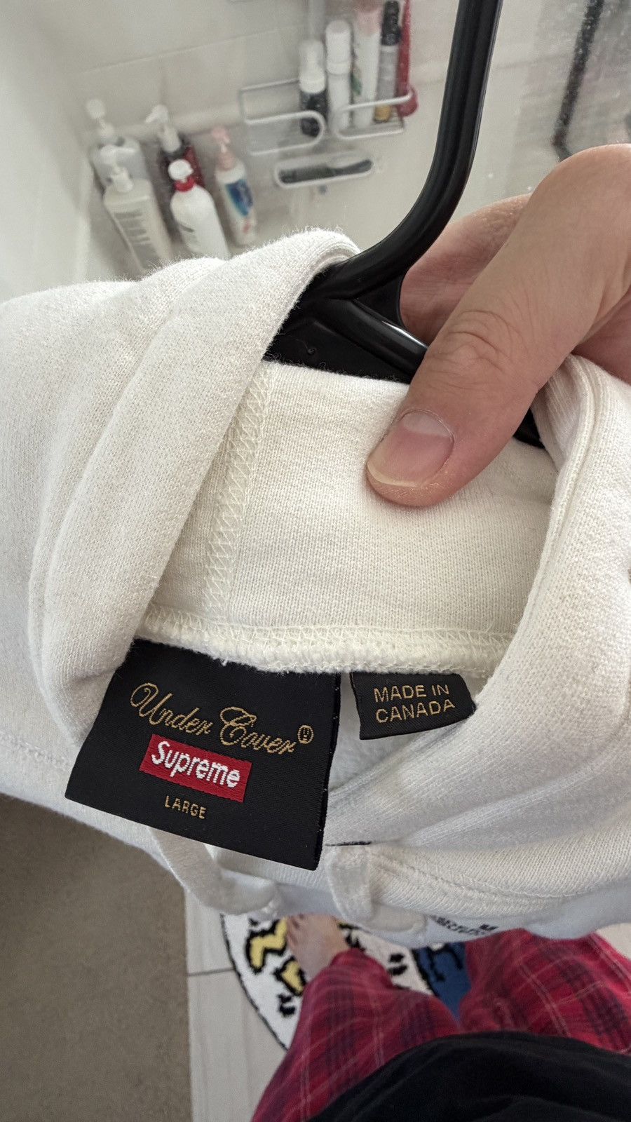 Supreme Supreme Undercover Public Enemy White Fleece Hoodie Size L Size US L / EU 52-54 / 3 - 3 Thumbnail