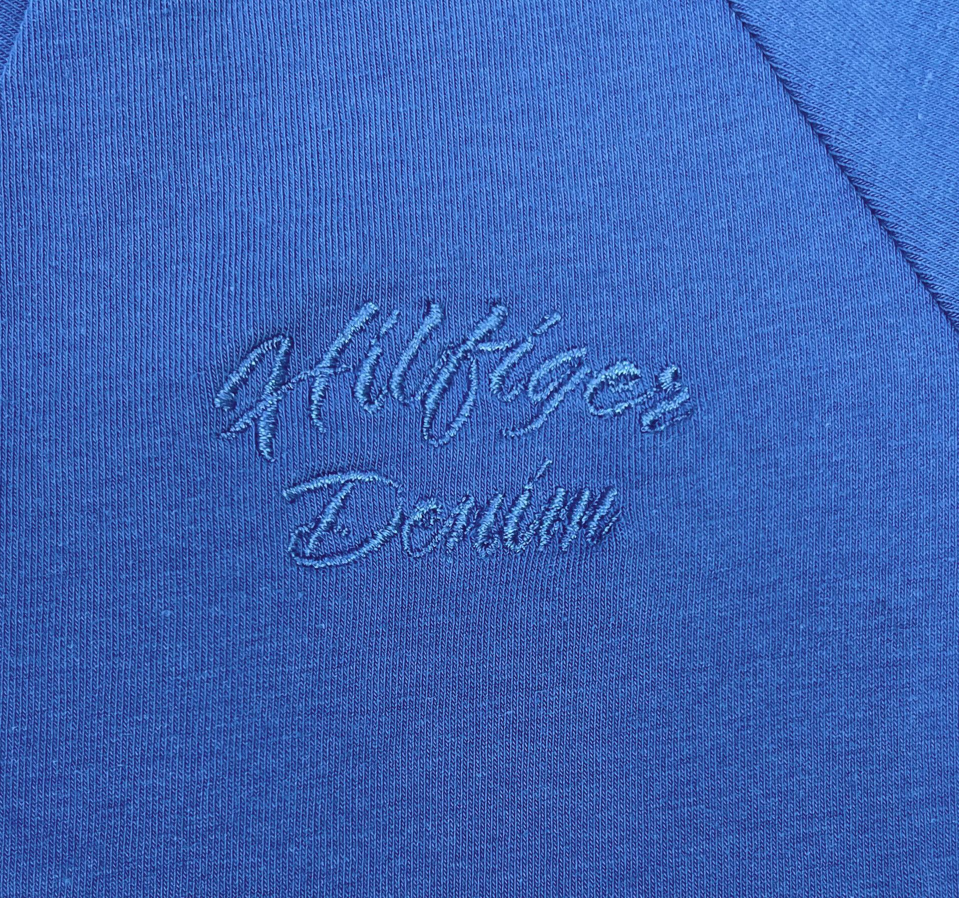 Tommy Hilfiger Vintage Y2K Hilfiger Denim V-Neck T-Shirt Size M / US 6-8 / IT 42-44 - 4 Thumbnail