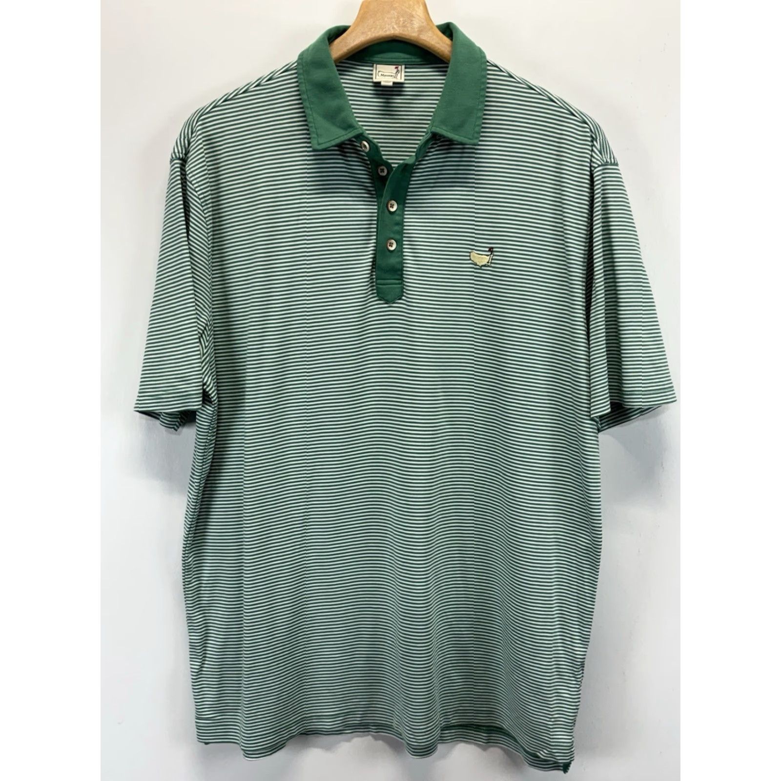 Vintage VINTAGE Masters Golf Striped Polo Shirt Men’s XL Green Augusta Cotton Preppy Size US XL / EU 56 / 4 - 2 Thumbnail