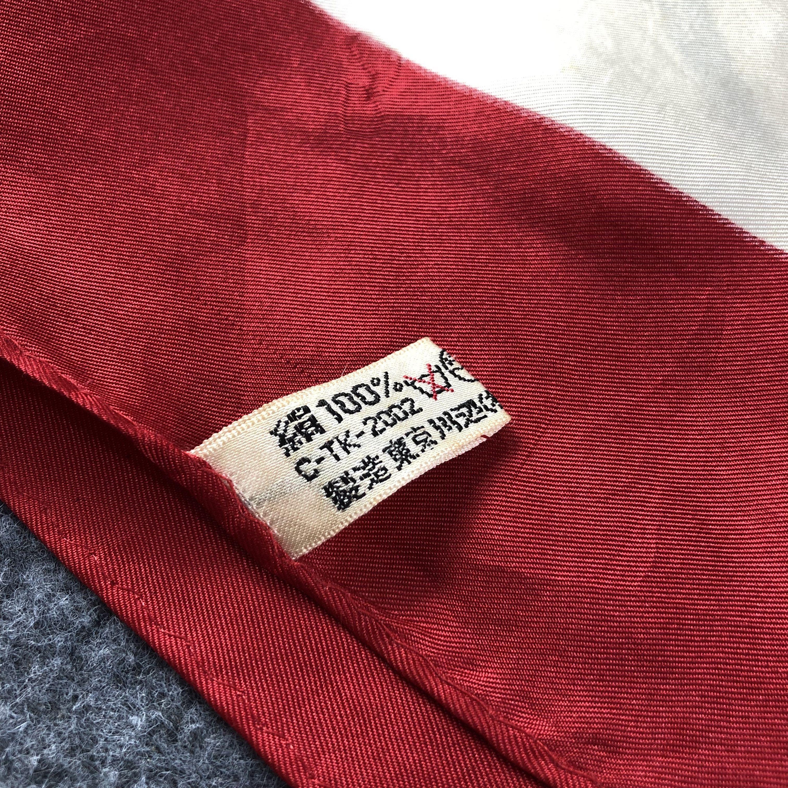 Japanese Brand Luxury Design Silk Scarf M757 Size ONE SIZE - 3 Thumbnail
