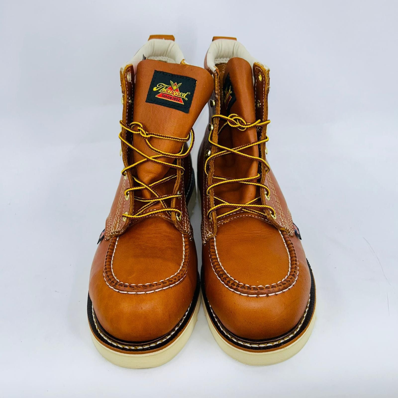 Thorogood THOROGOOD MENS SLIP-RESISTANT TOBACCO WORK BOOTS SIZE 11.5D Size US 11.5 / EU 44-45 - 2 Thumbnail