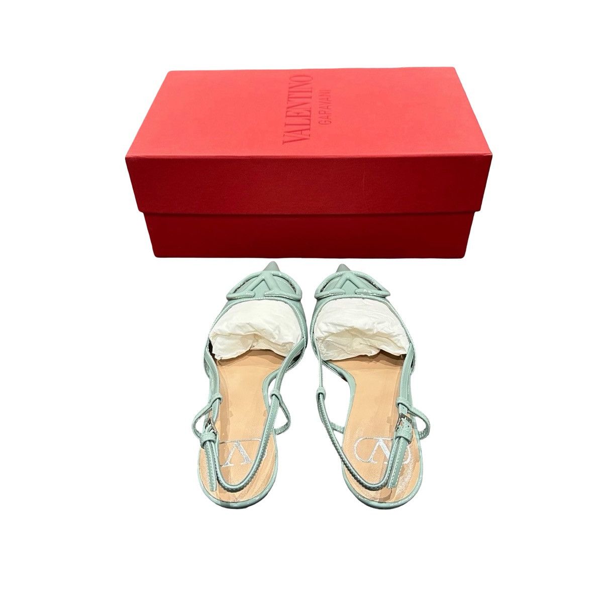 Valentino Valentino Garavani VLogo Signature slingback pumps Size US 6 / IT 36 - 3 Thumbnail