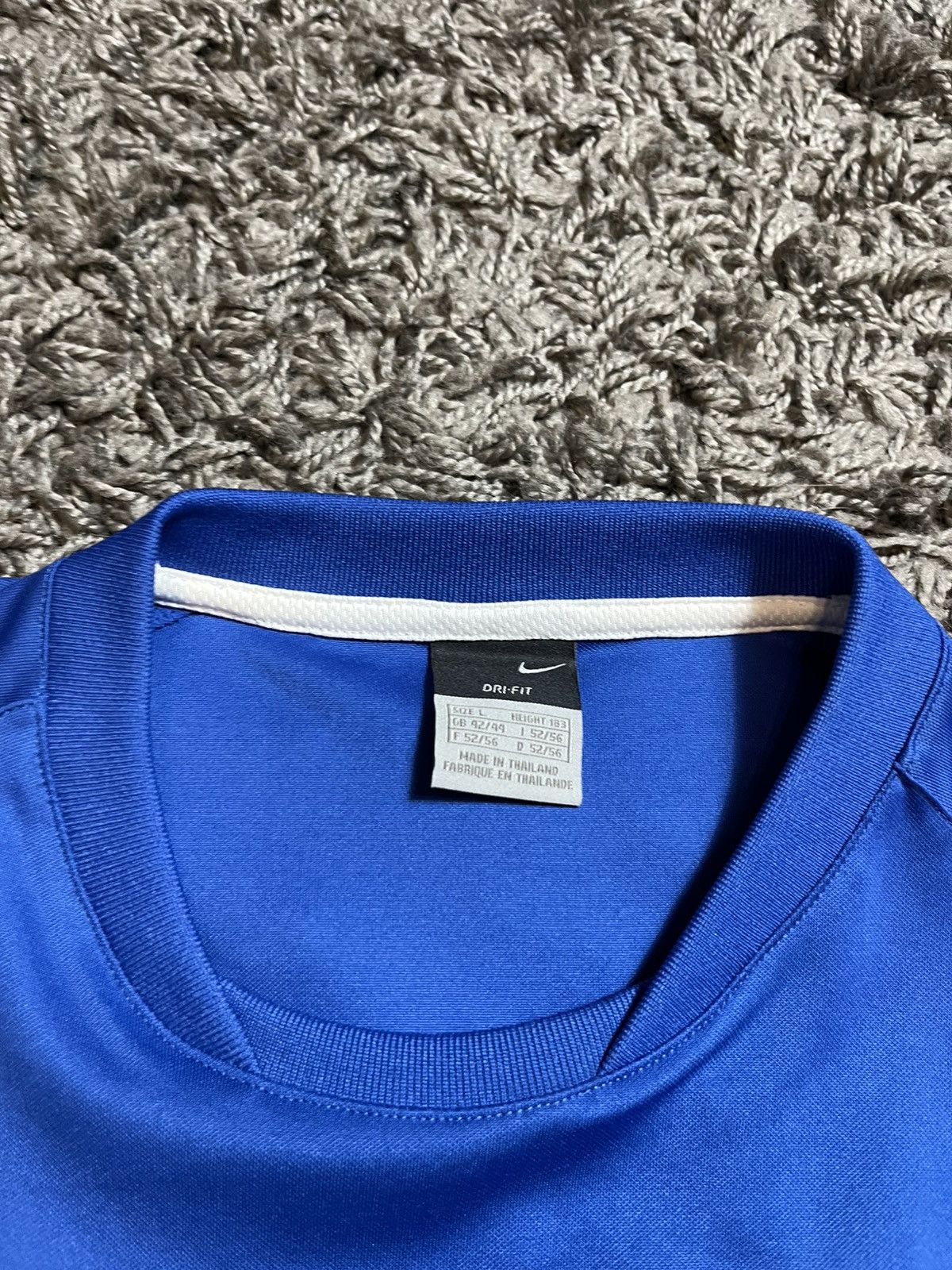 Nike NIKE VINTAGE Y2K SWOOSH LOGO POLYESTER T-SHIRT Size US L / EU 52-54 / 3 - 4 Thumbnail