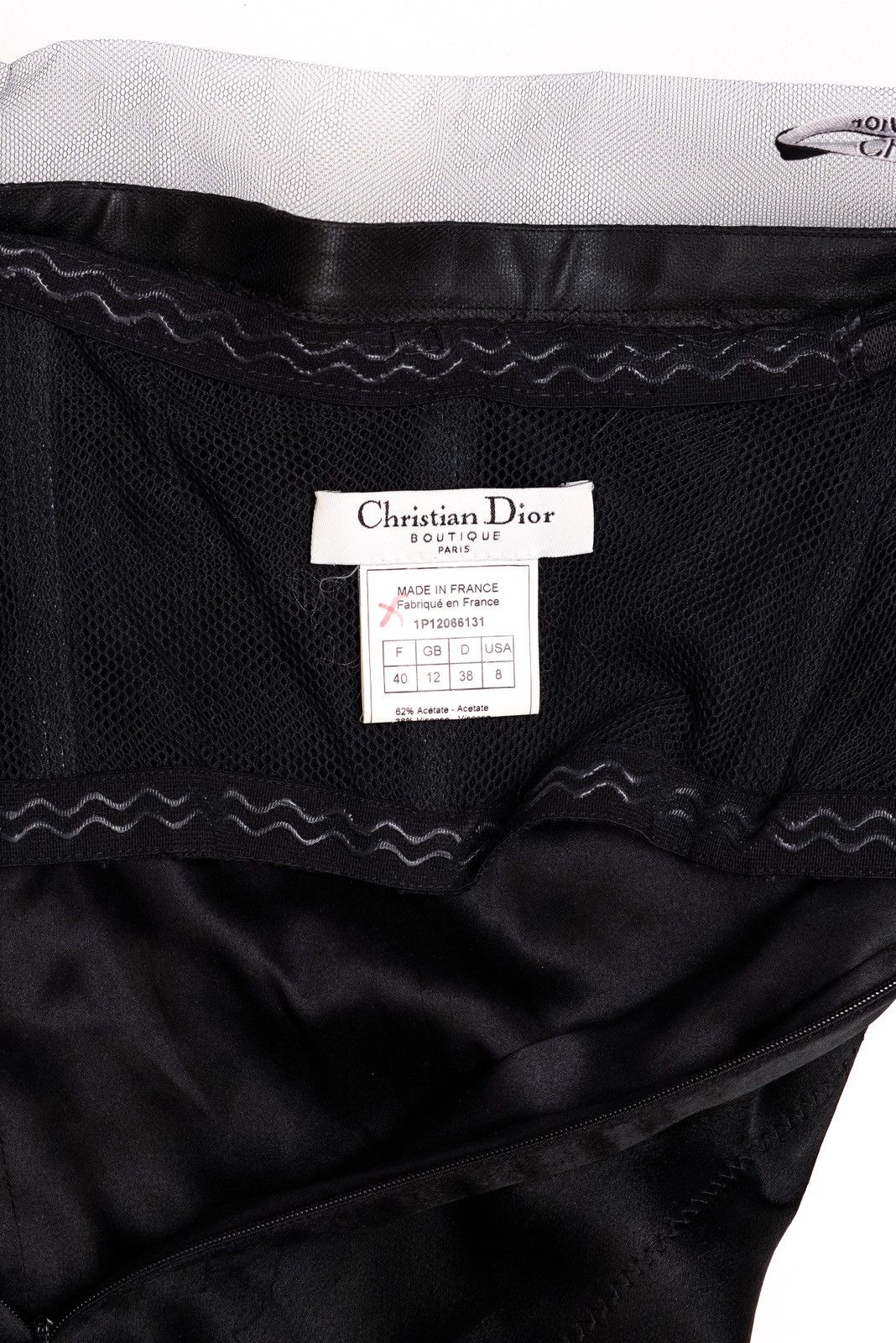 Dior Christian Dior S/S 2001 Sleeveless Black Bustier Dress Size S / US 4 / IT 40 - 7 Thumbnail