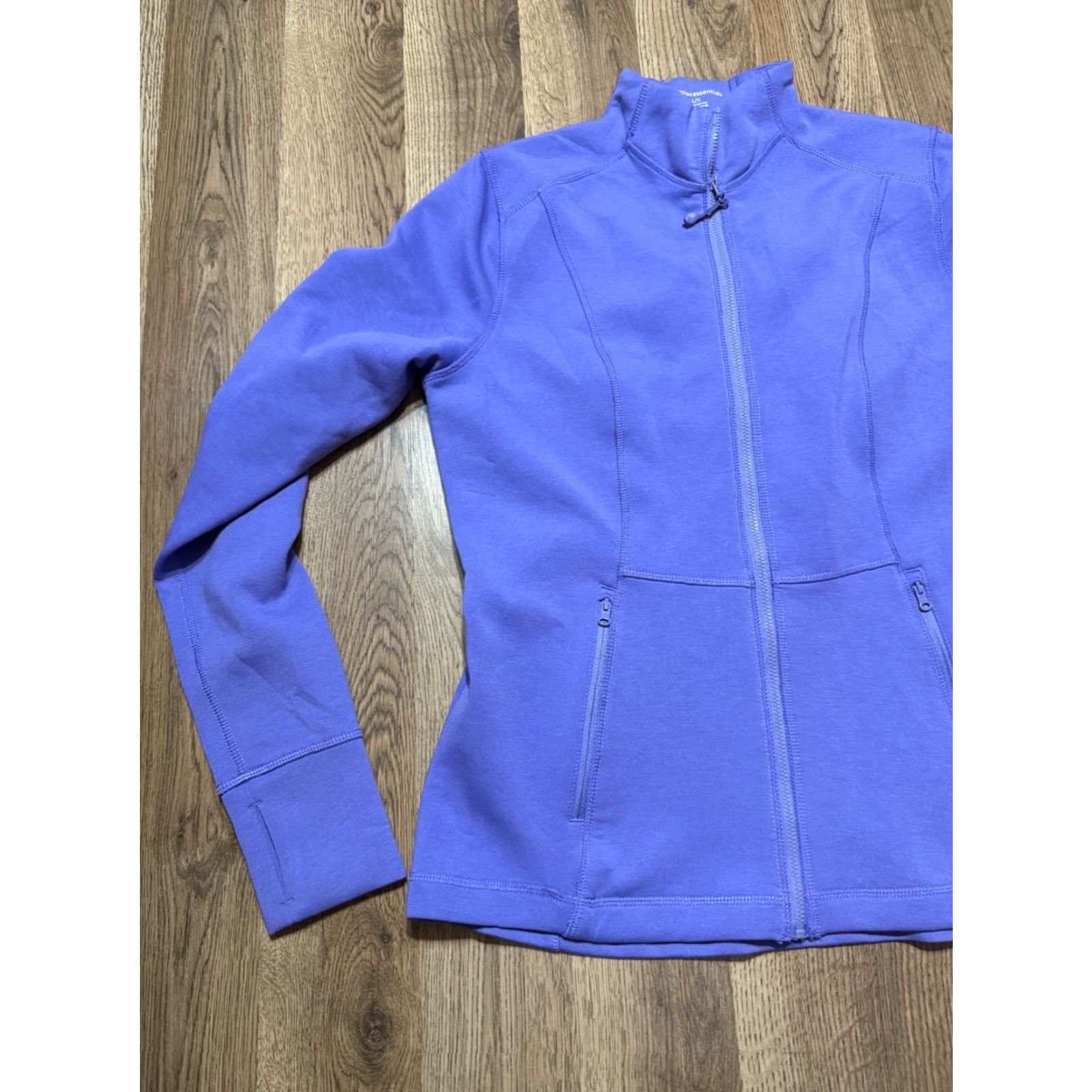 Essentials Amazon Essentials Sweatshirt Shirt Women L Purple Full Zip Long Sleeve Modern Fall Winter Spring Summer Regular Size L / US 10 / IT 46 - 3 Thumbnail