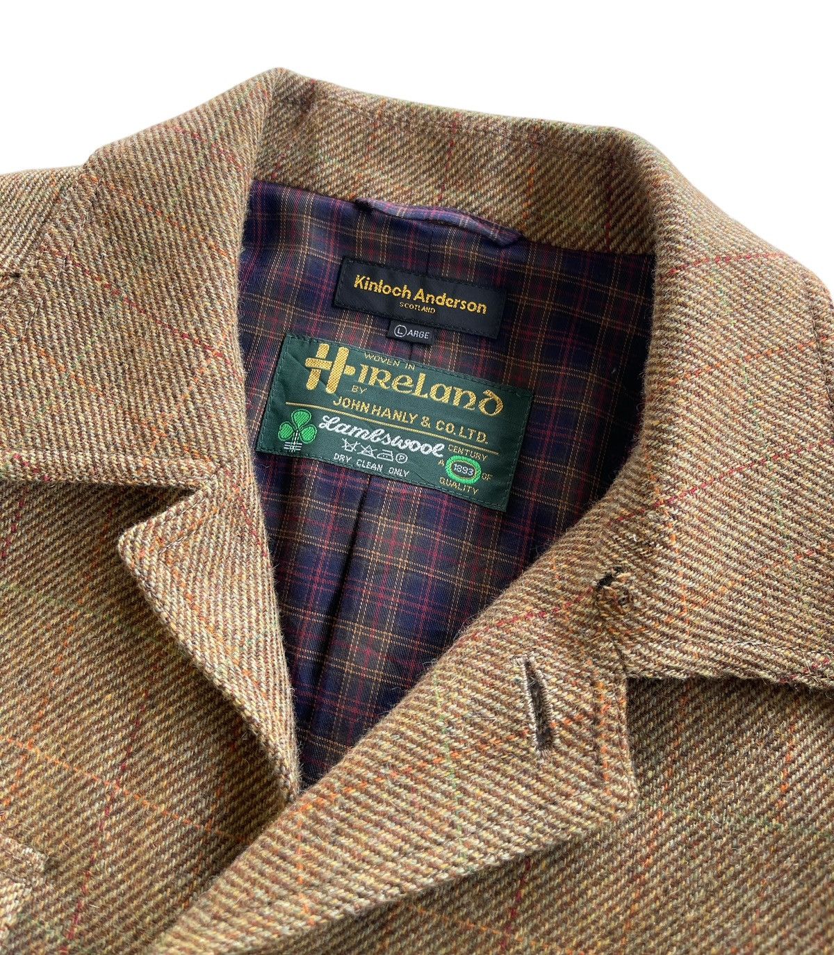 Vintage Kinloch Anderson Lambswool Safari Jacket Size US L / EU 52-54 / 3 - 5 Thumbnail
