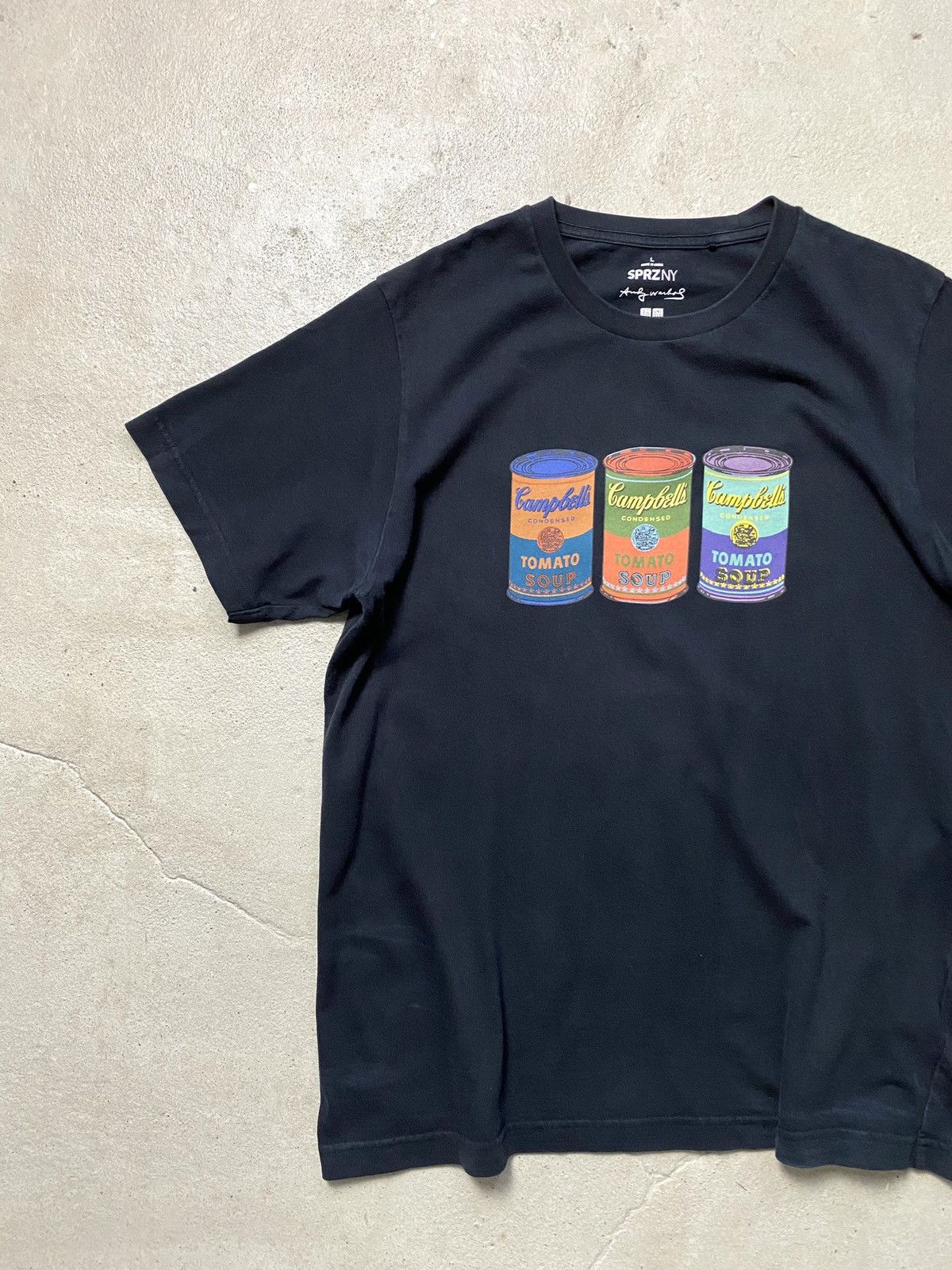 Japanese Brand Uniqlo x Andy Warhol Campbell’s Tomato Soup Art T Shirt Size US L / EU 52-54 / 3 - 3 Thumbnail