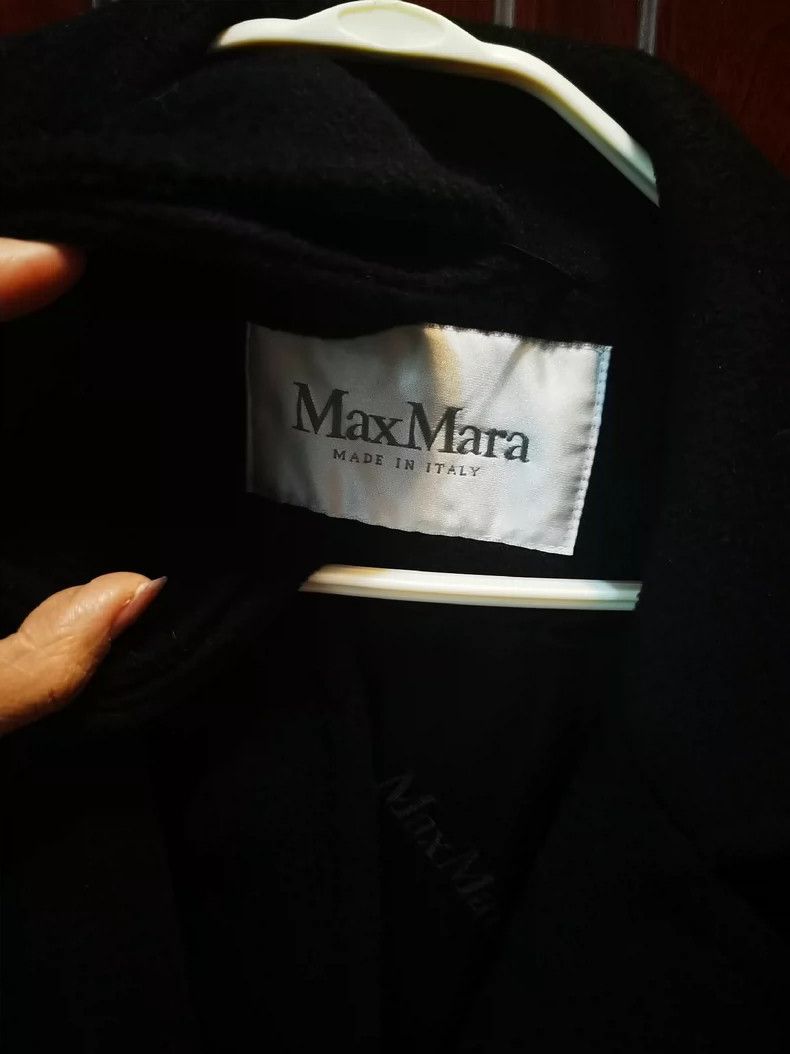 Max Mara Max Mara Manuela series, black 100% camel hair Size M / US 6-8 / IT 42-44 - 2 Thumbnail