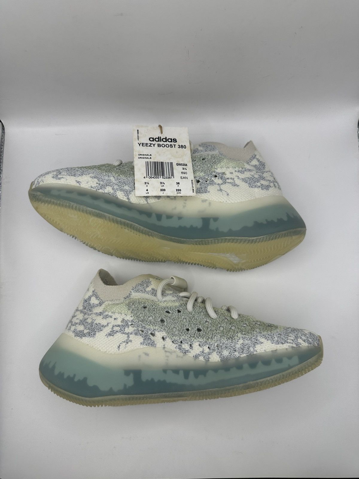 Adidas Adidas Yeezy Boost 380 Alien Blue Size US 4 / IT 34 - 6 Thumbnail