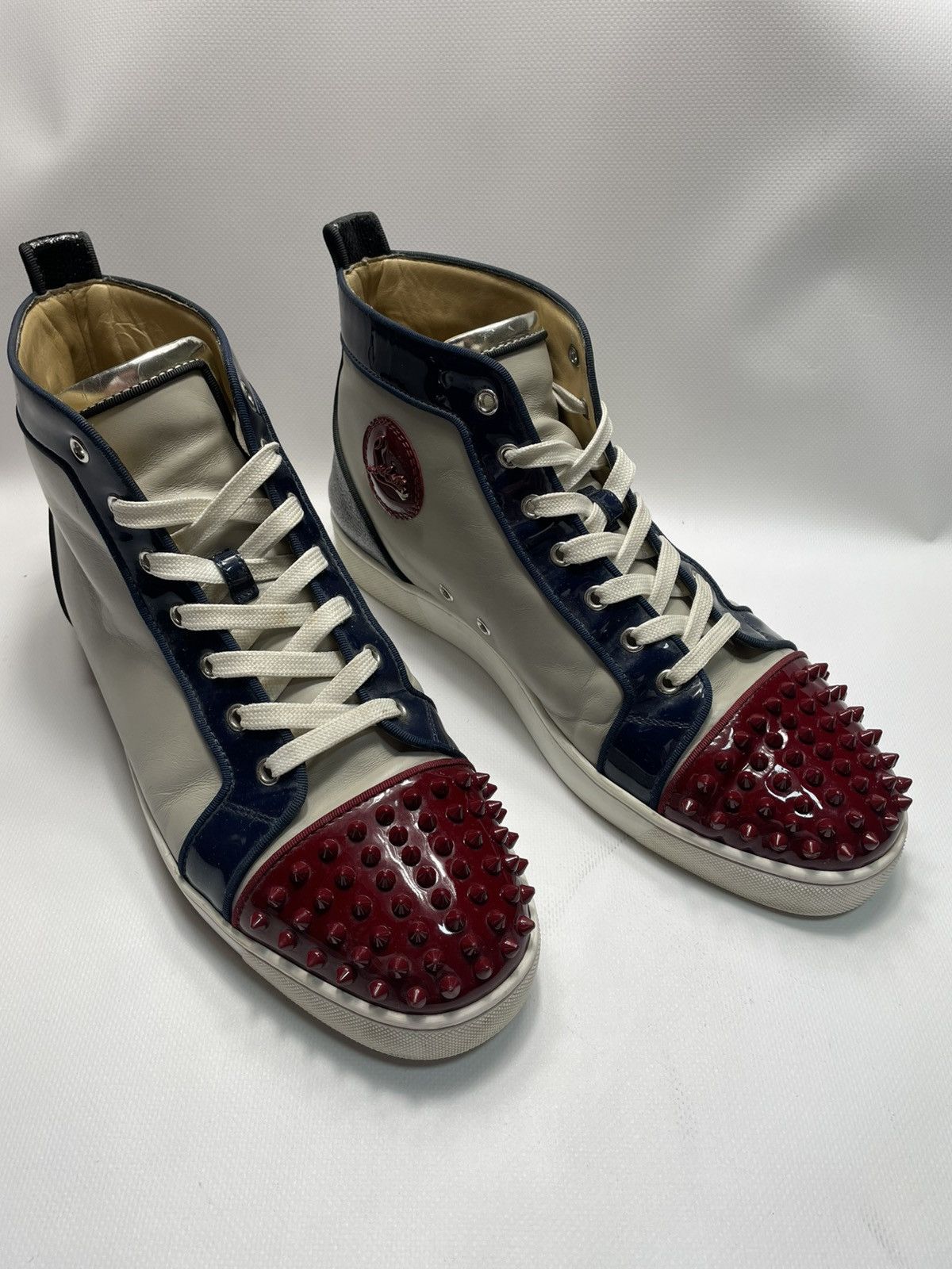 Christian Louboutin LOUBOUTIN Louis Spikes AVANT-GARDE Hi-Top SNEAKER EU45 US12 Size US 12 / EU 45 - 2 Thumbnail