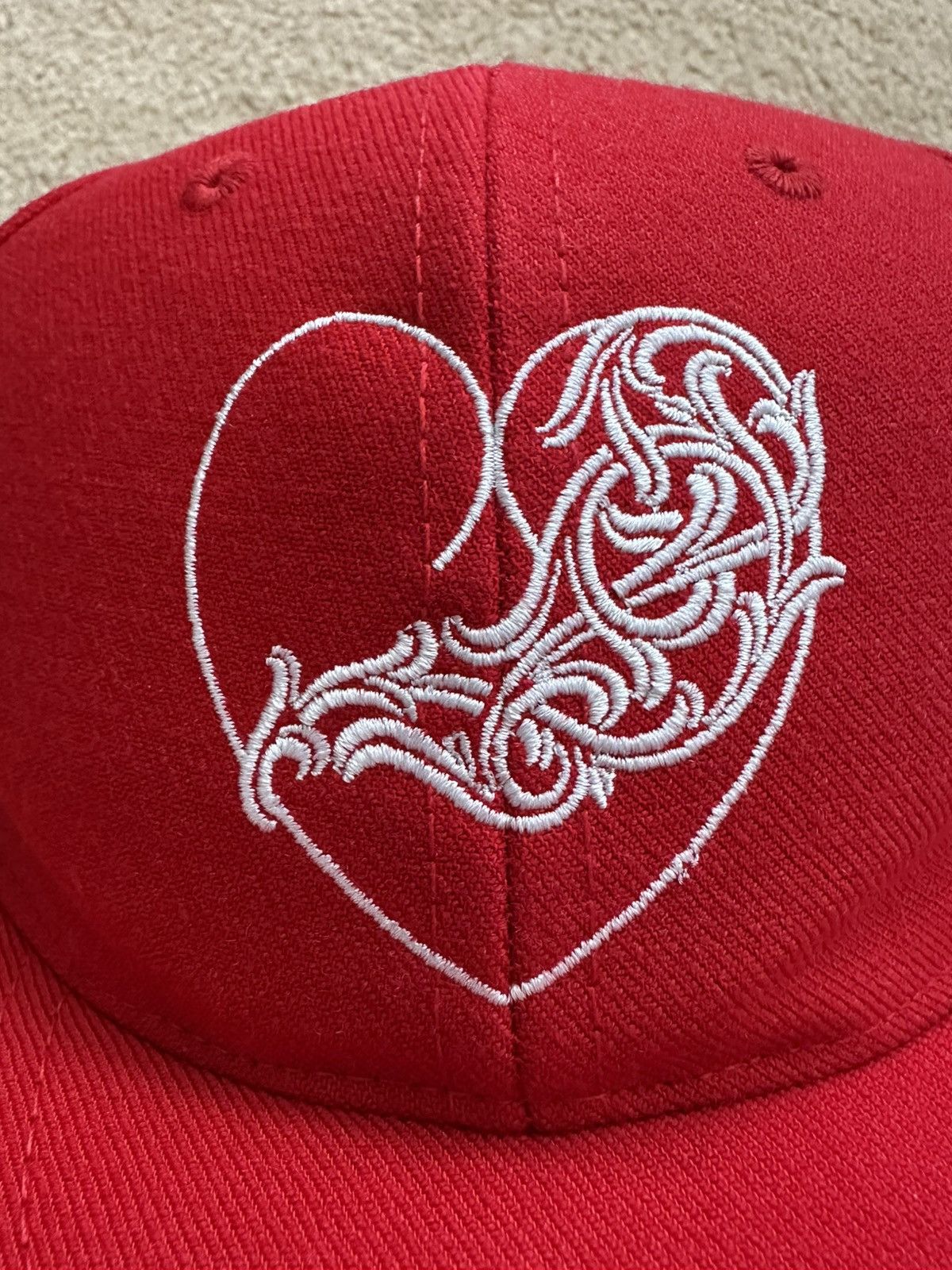 Chrome Hearts Chrome Hearts Love You Fitted Baseball Hat 7 5/8 Size ONE SIZE - 6 Thumbnail