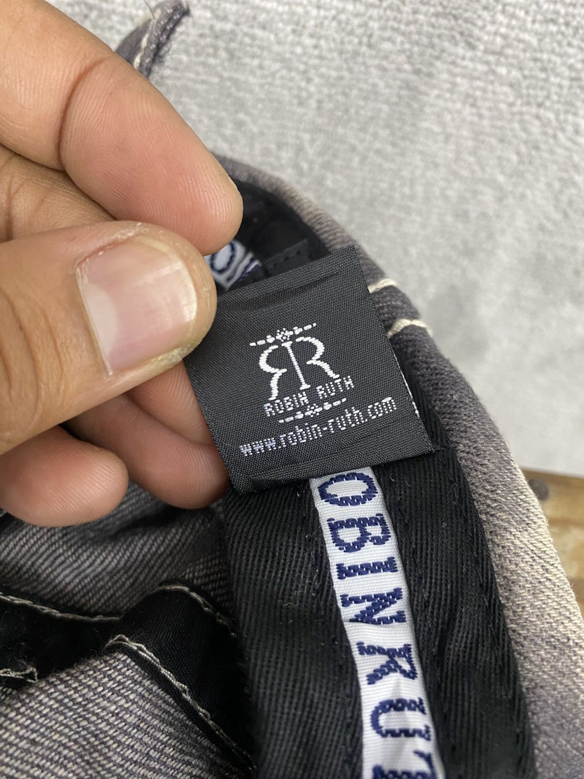 Robin Ruth 🔥RaRe🔥VINTAGE ROBIN RUTH MUNCHEN CAP TRASHED FADED DENIM Size ONE SIZE - 13 Thumbnail