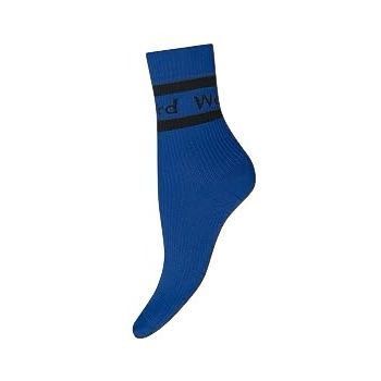 Wolford NWT Wolford The W Logo Rib Socks Sodalite Blue/Black Size 40 Size ONE SIZE - 1 Thumbnail