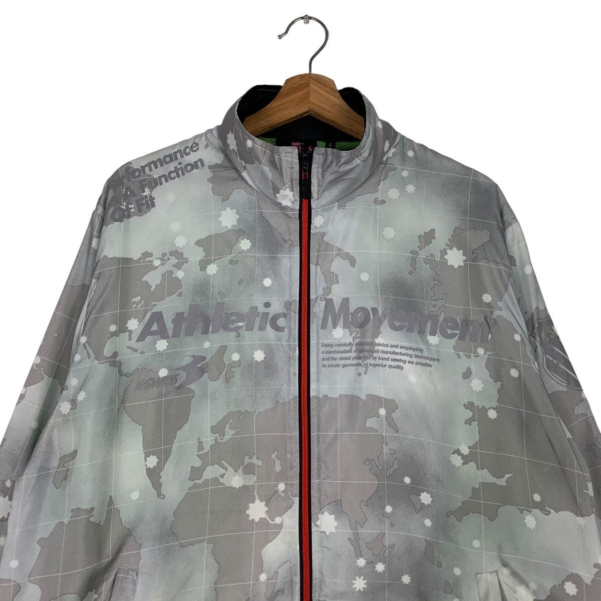 Japanese Brand K.SWISS Athletic Movement Big Logo Camo Light Jacket 0114-C6 Size US L / EU 52-54 / 3 - 3 Thumbnail