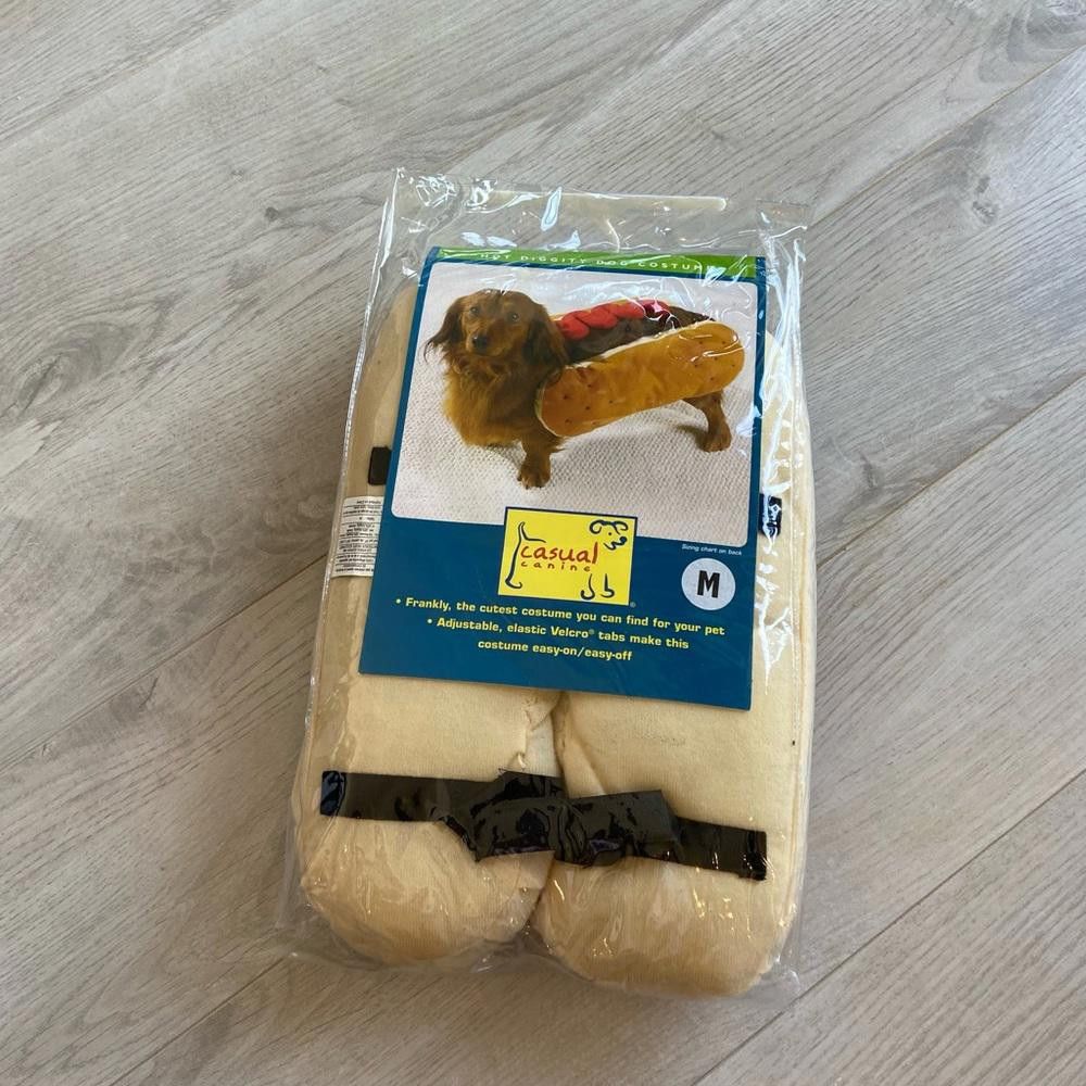 Designer Casual Canine Dog Hotdog Costume Size ONE SIZE - 2 Thumbnail